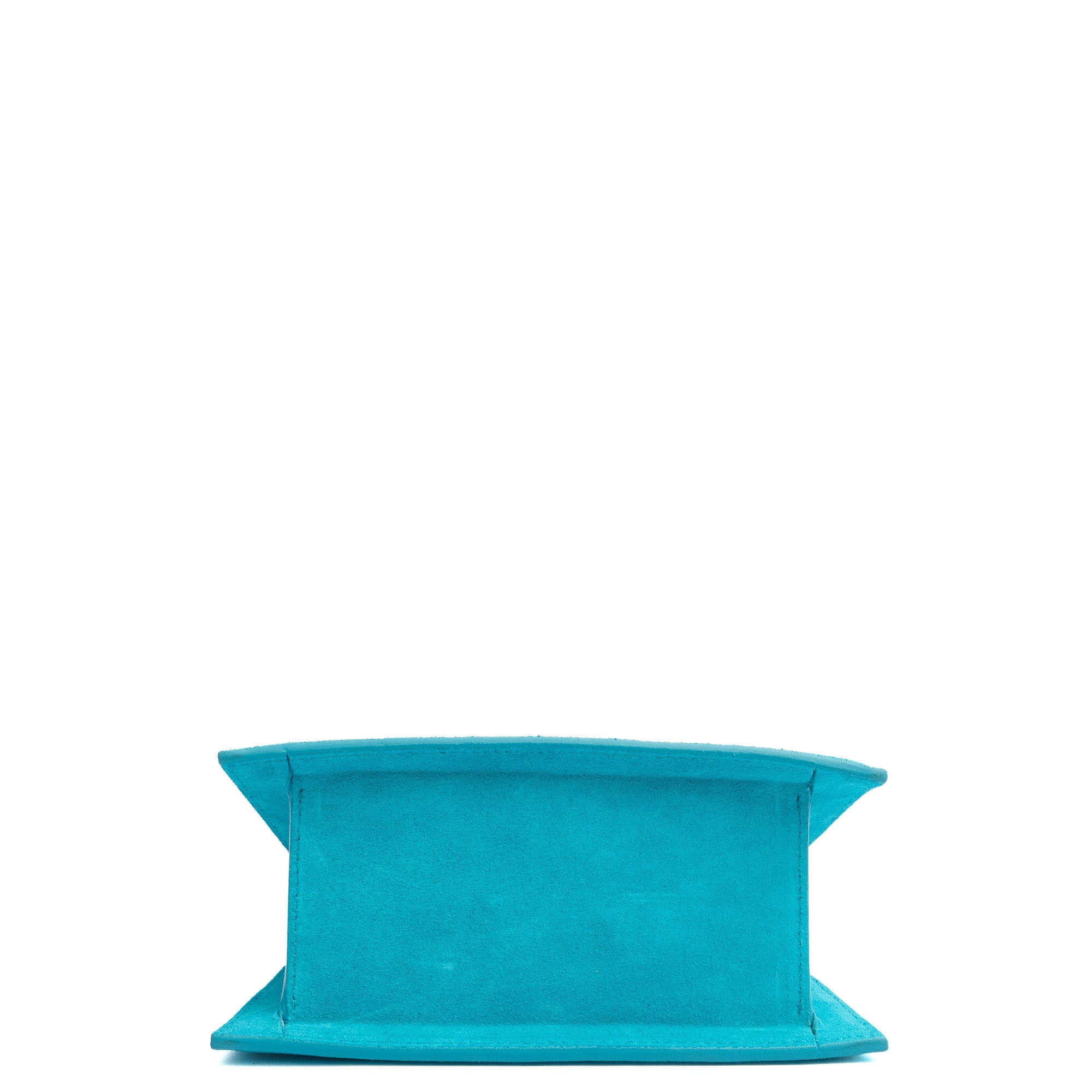 Jacquemus Top Handle Le Chiquito Moyen in Blue, Suede