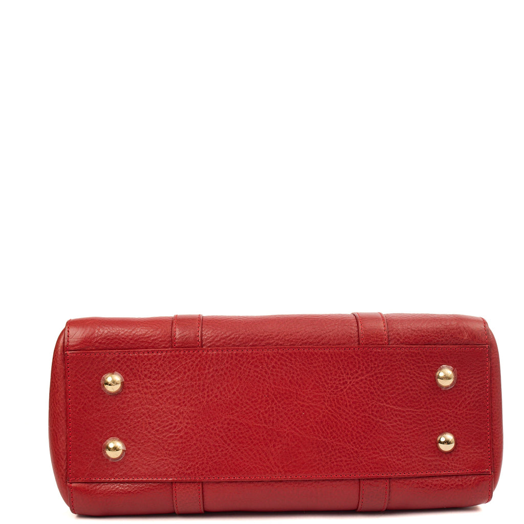 Mulberry Tote Bayswater Double Zip Tote - Small in Scarlett, Leather