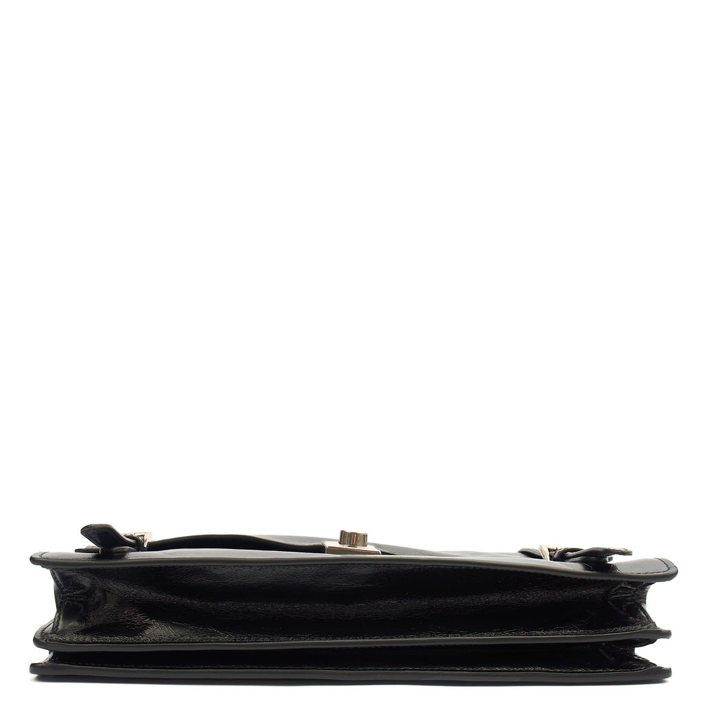 Prada Cross Body Saffiano Soft in Black, Leather