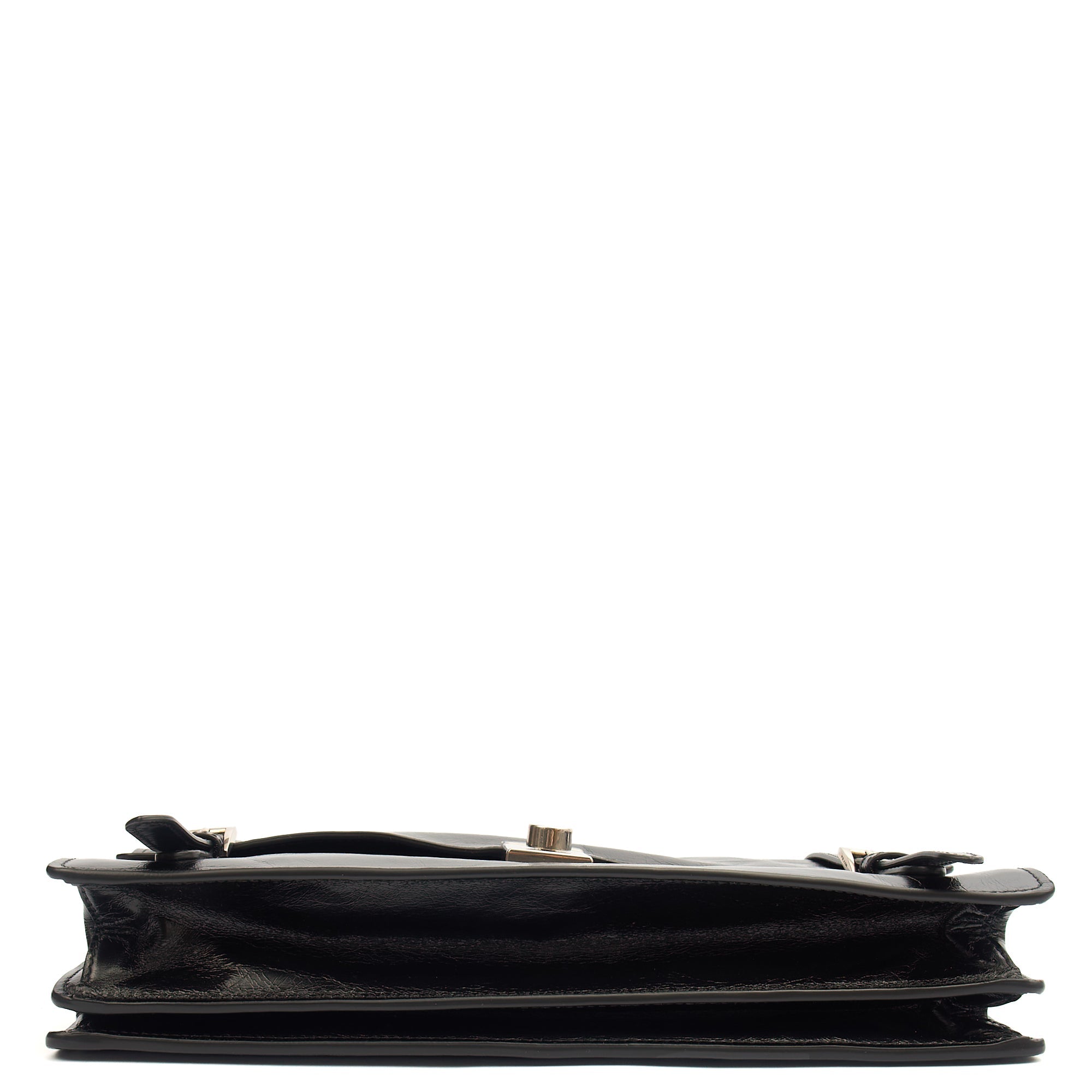 Prada Cross Body Saffiano Soft in Black, Leather