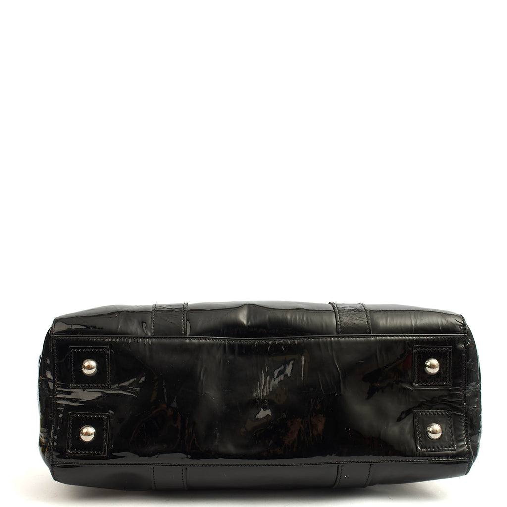 Mulberry Tote Bayswater Heritage in Black, Patent Leather