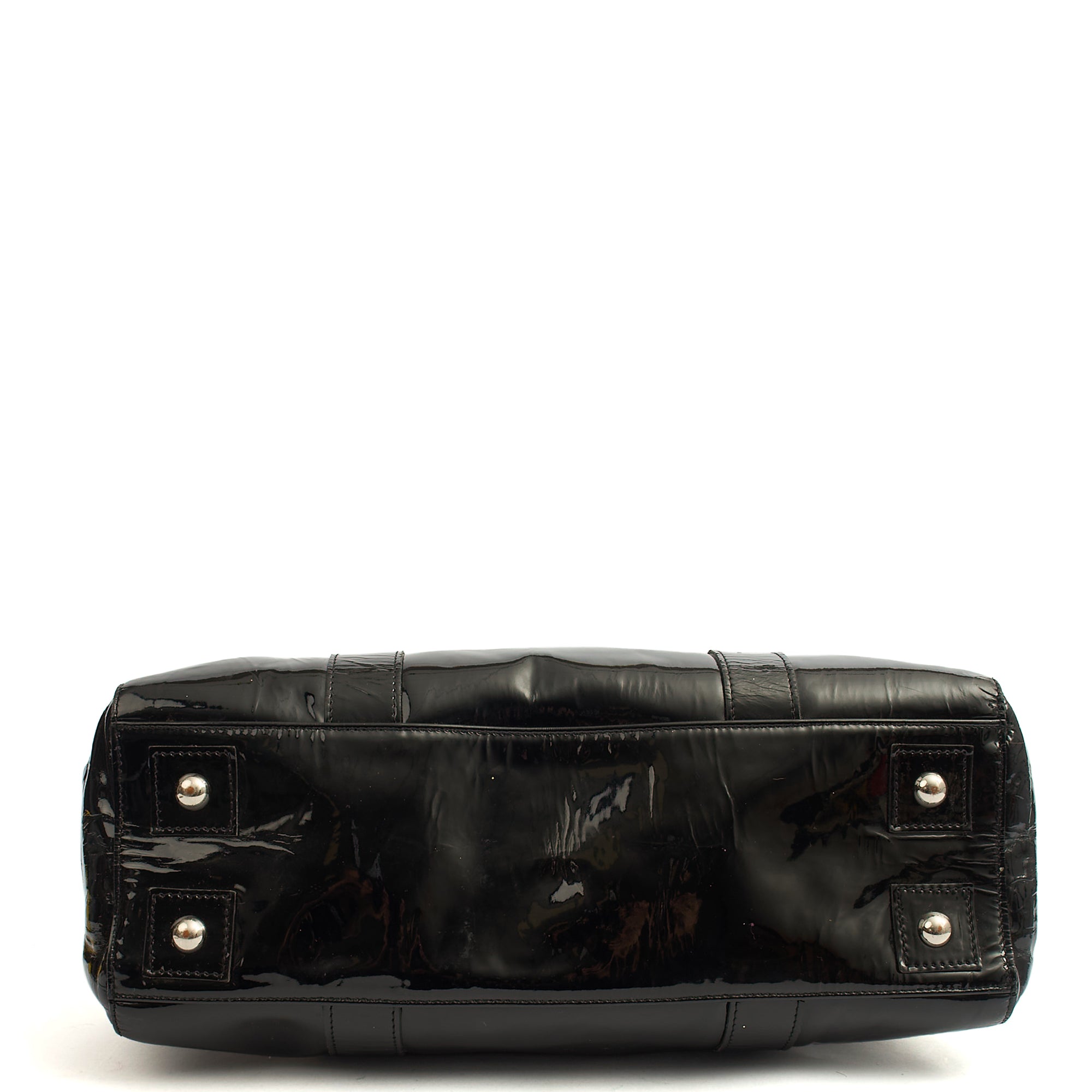 Mulberry Tote Bayswater Heritage in Black, Patent Leather