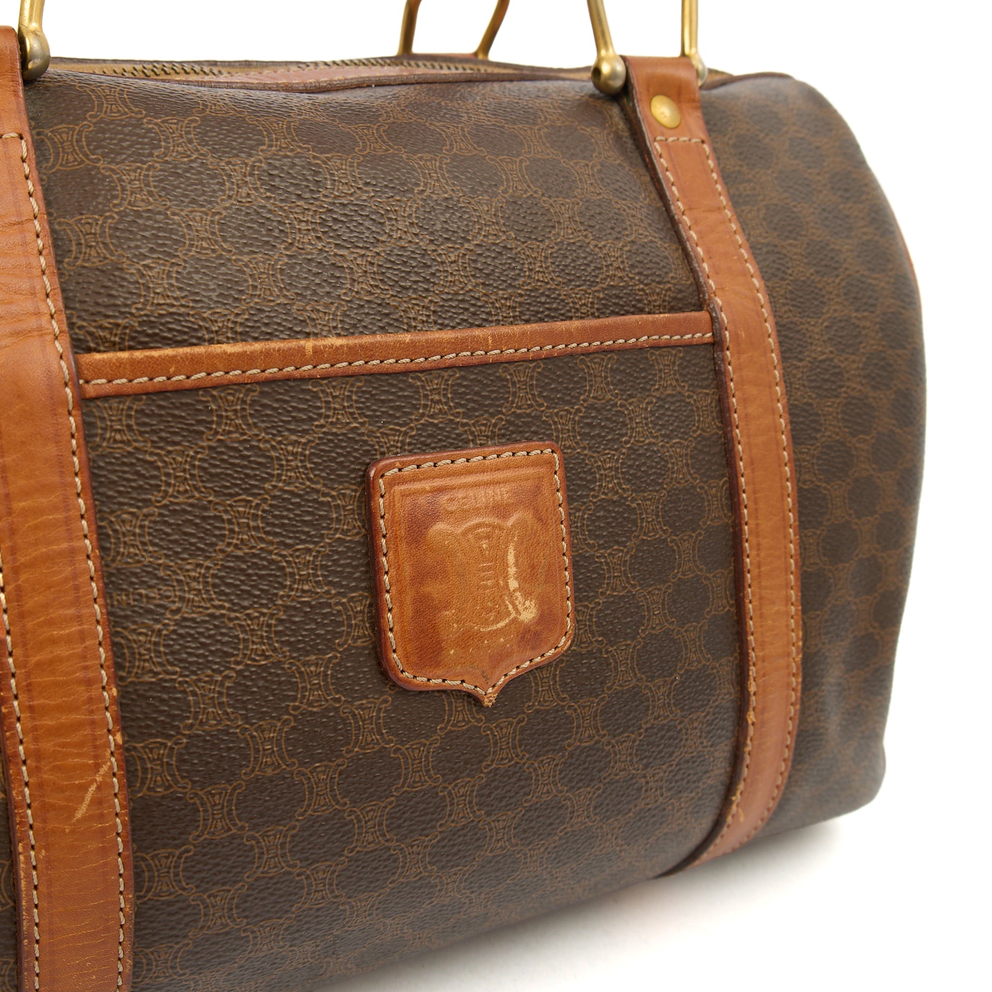 Celine Tote Boston in Brown, Leather