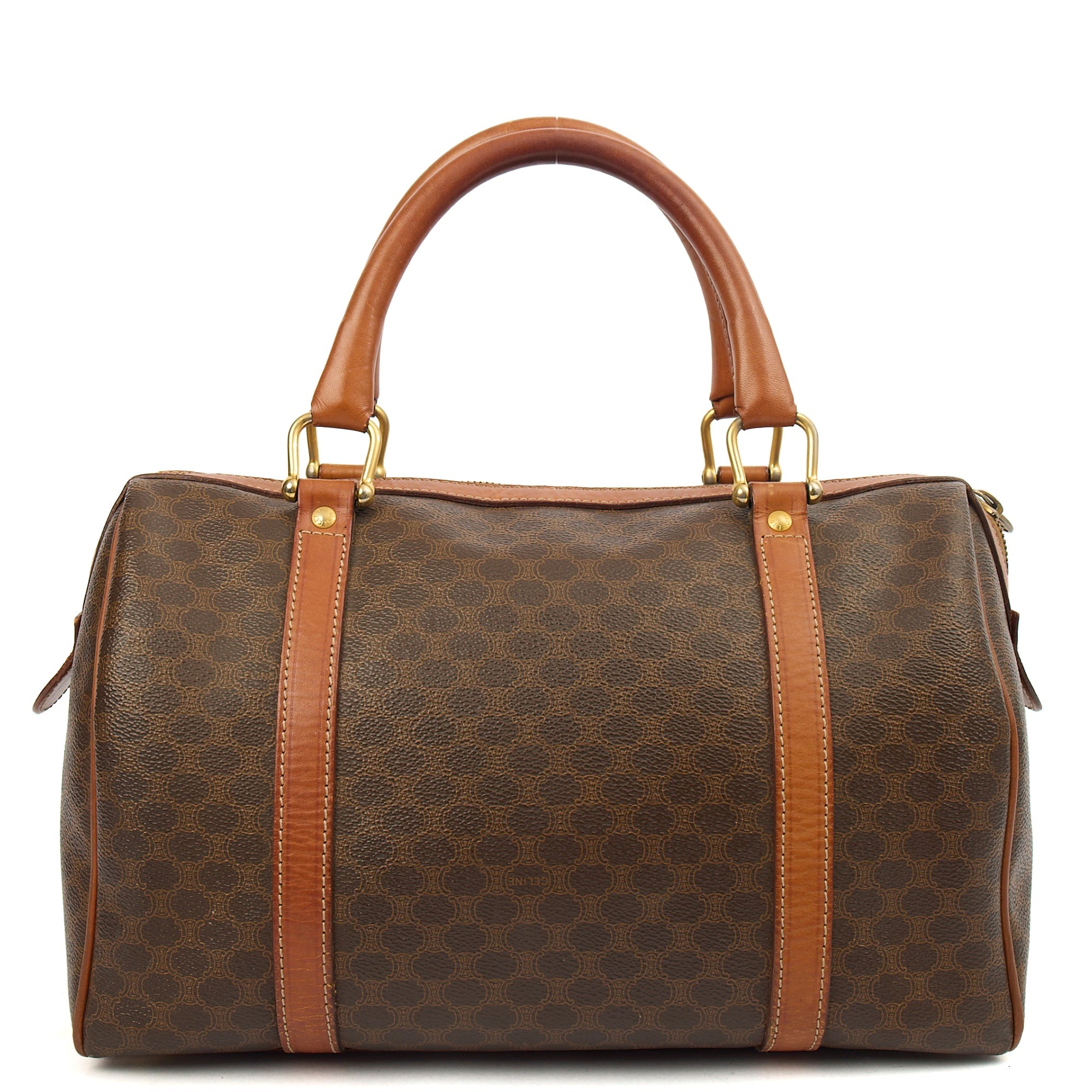 Celine Tote Boston in Brown, Leather