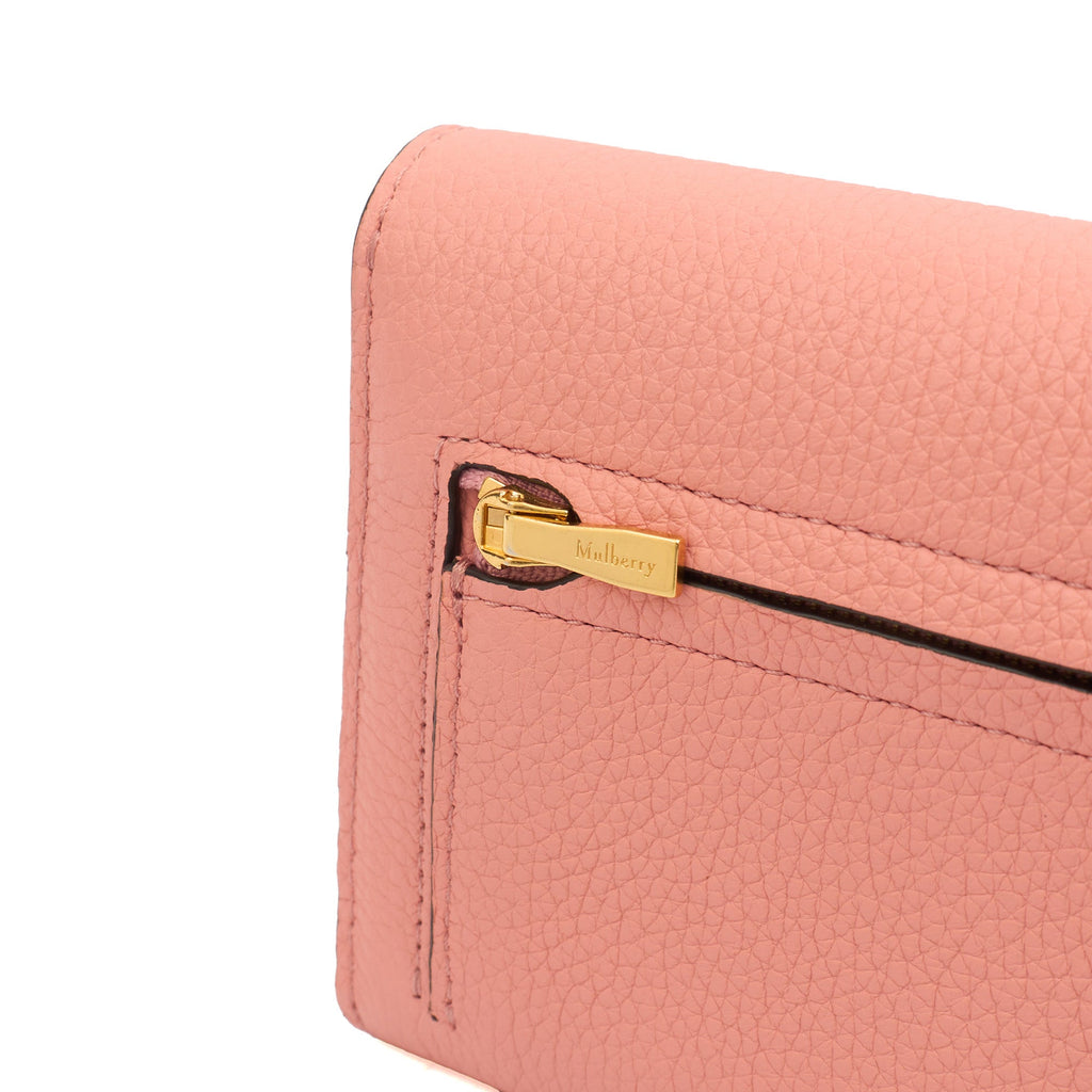 Mulberry Purse Continental Wallet  in Sorbet Pink, Leather