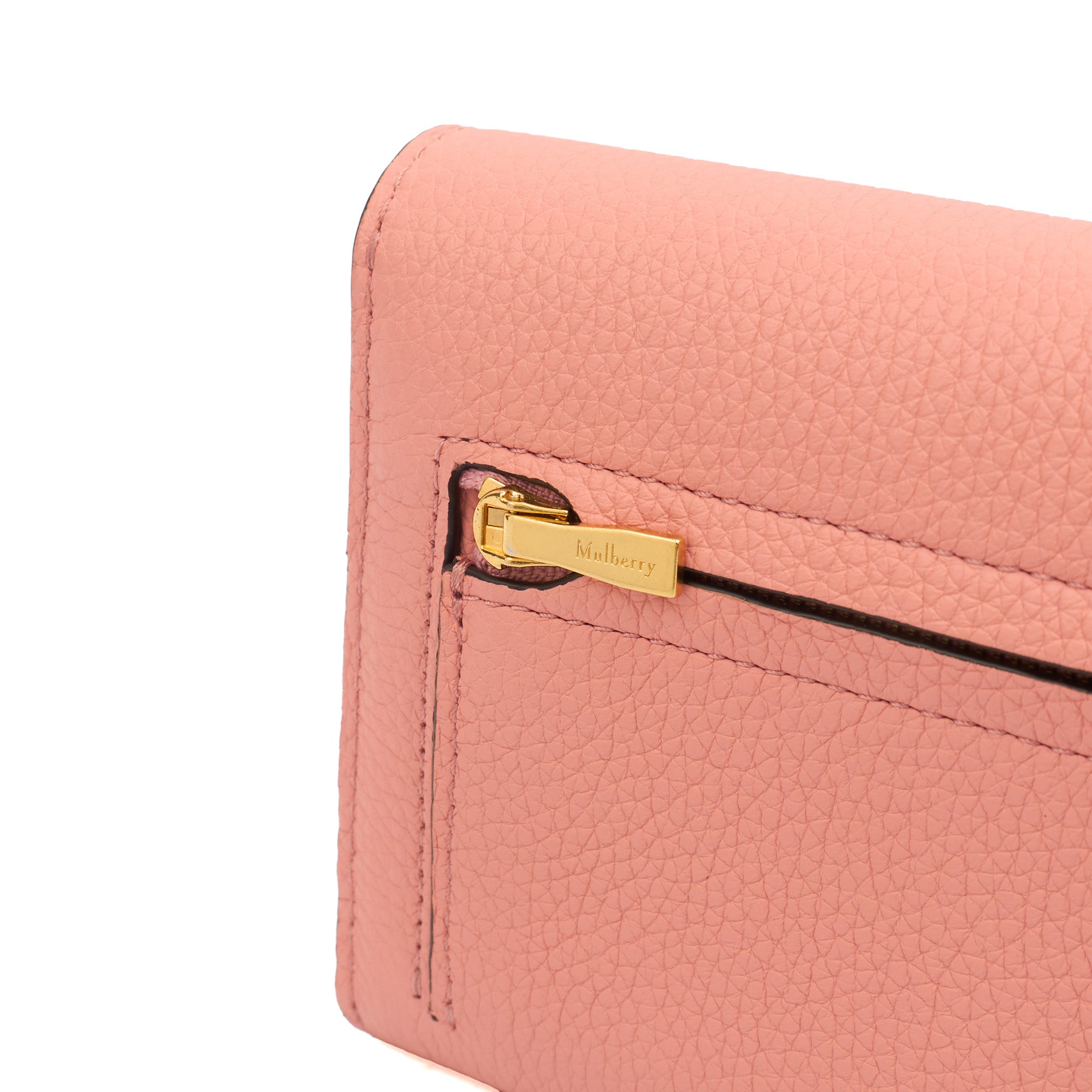 Mulberry Purse Continental Wallet  in Sorbet Pink, Leather