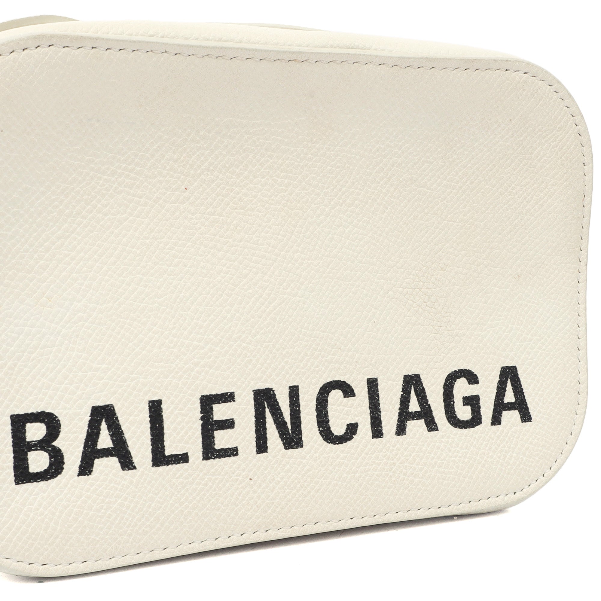 Balenciaga Cross Body Ville XS Camera Bag in White, Veau (Calfskin)