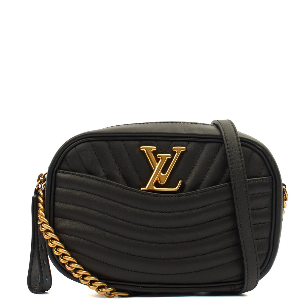 Louis Vuitton Cross Body New Wave PM Chain Bag  in Black, Leather