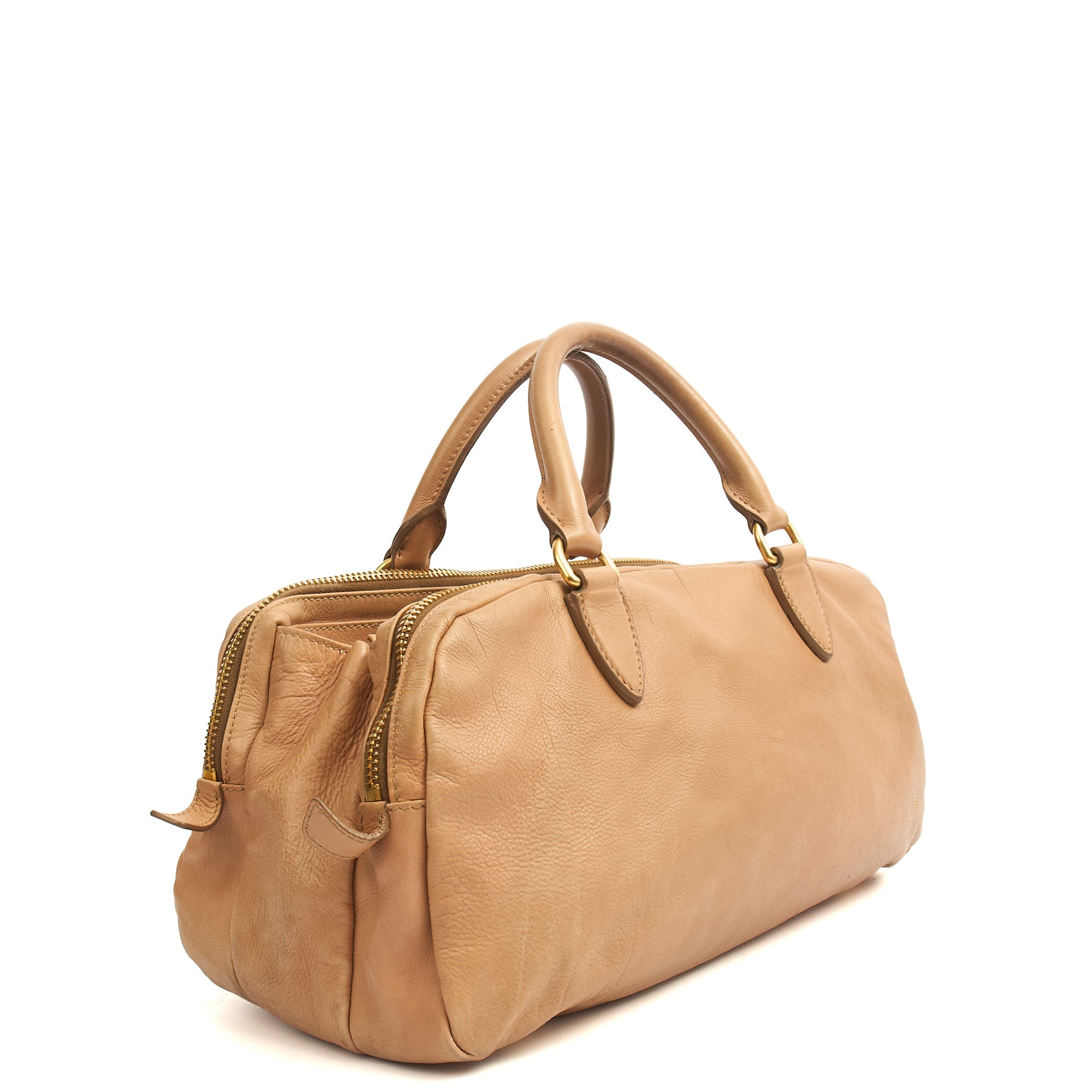 Miu Miu Tote in Neutral, Leather