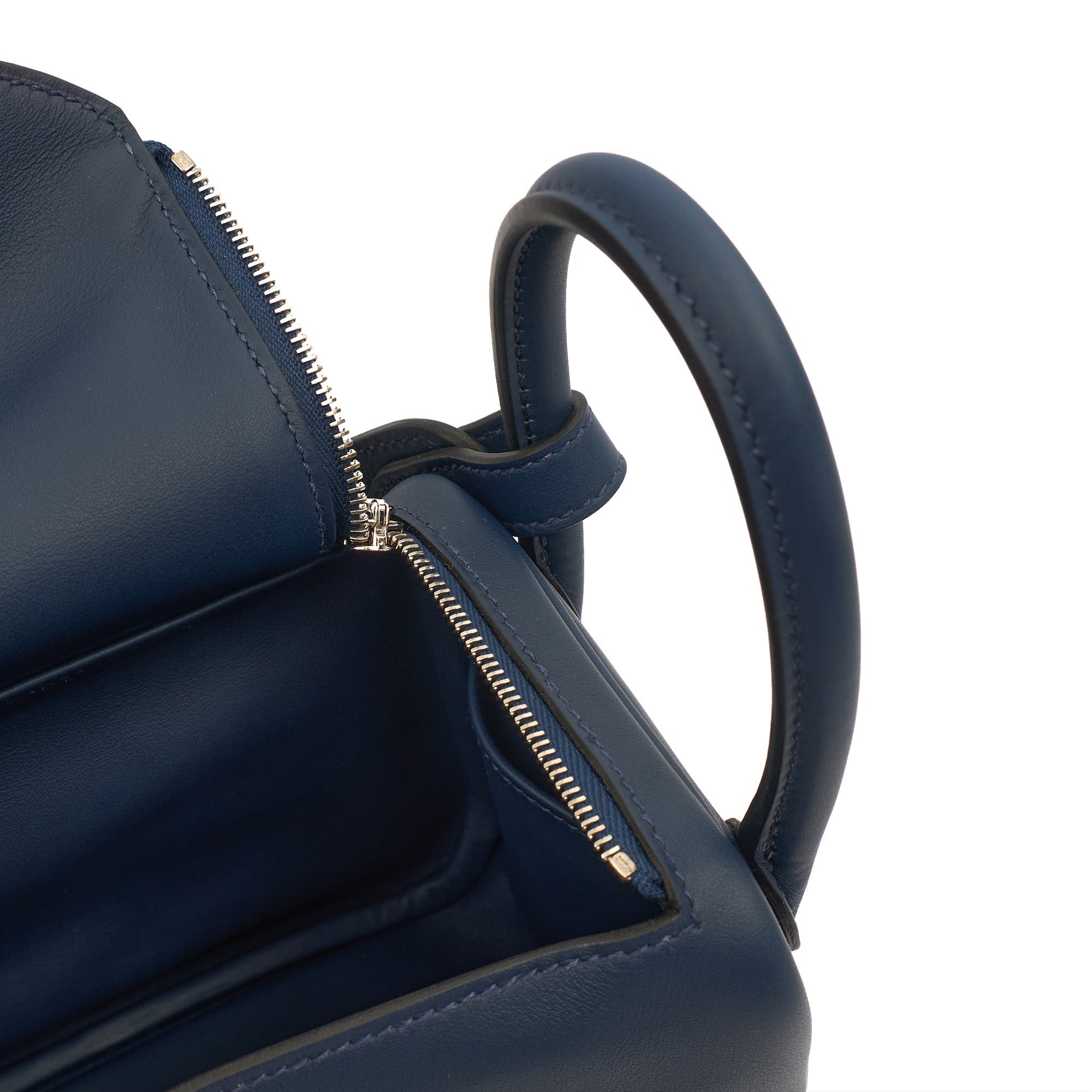 Hermes Cross Body Lindy - Mini in Bleu Encre, Swift (Gulli35) Leather