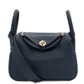 Hermes Cross Body Lindy - Mini in Bleu Encre, Swift (Gulli35) Leather