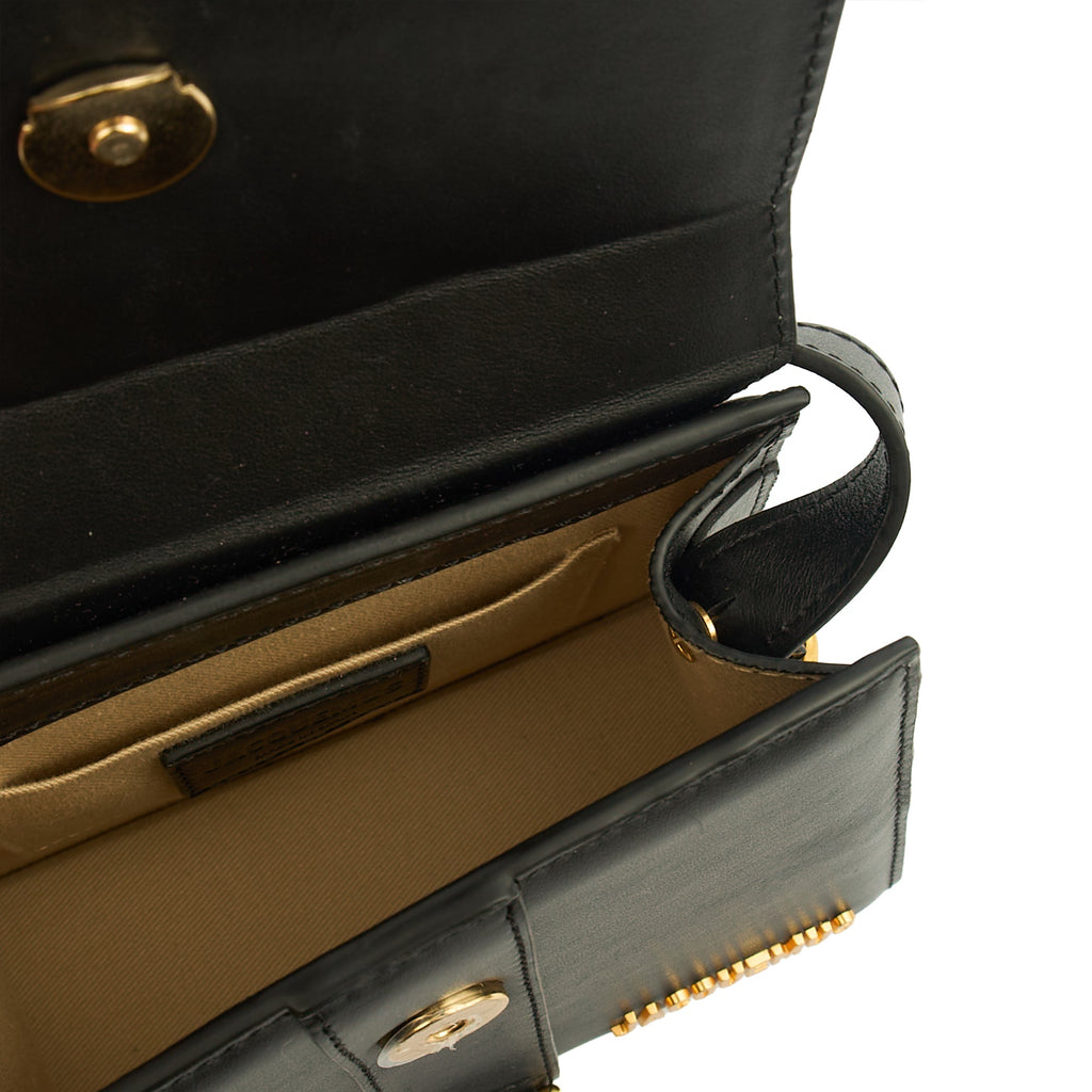 Jacquemus Mini Bag Le Chiquito Moyen in Black, Leather
