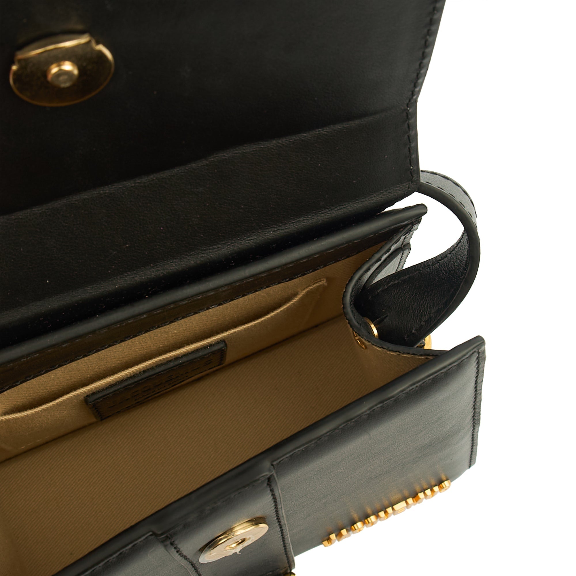 Jacquemus Mini Bag Le Chiquito Moyen in Black, Leather