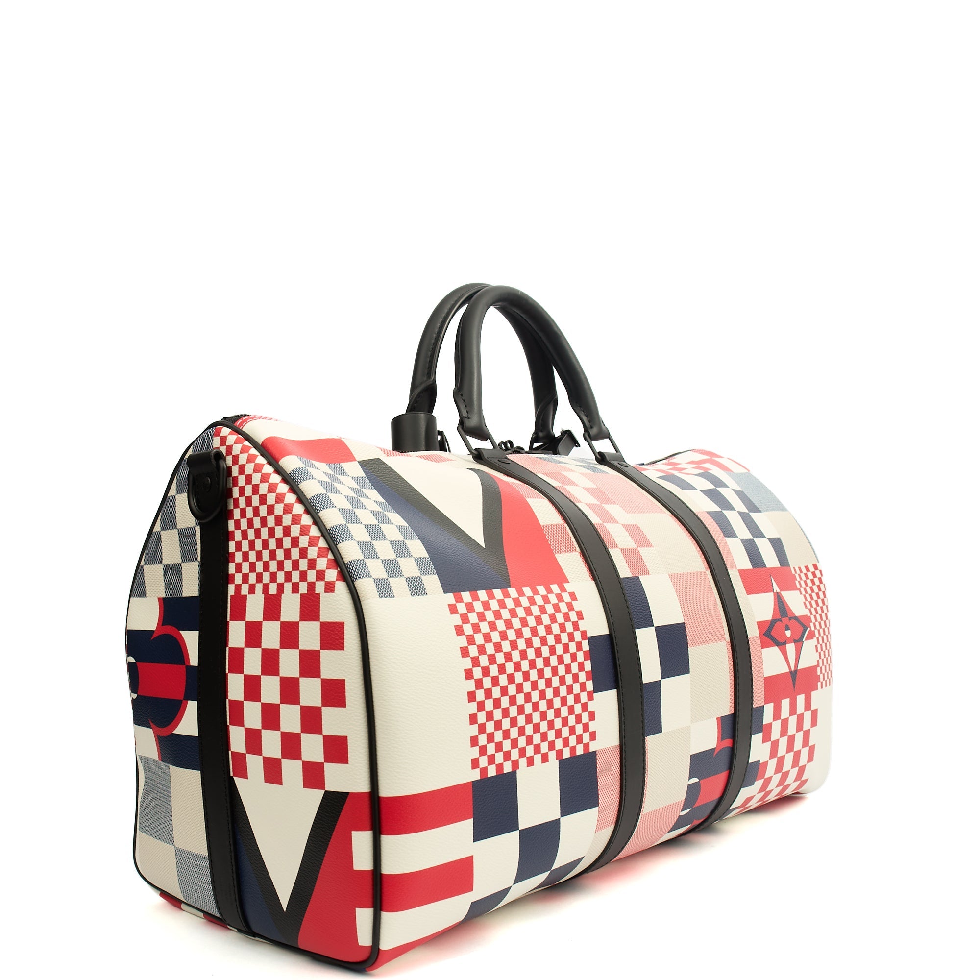 Louis Vuitton Soft Sided Keepall 50 Bandouliere in Multi, Canvas