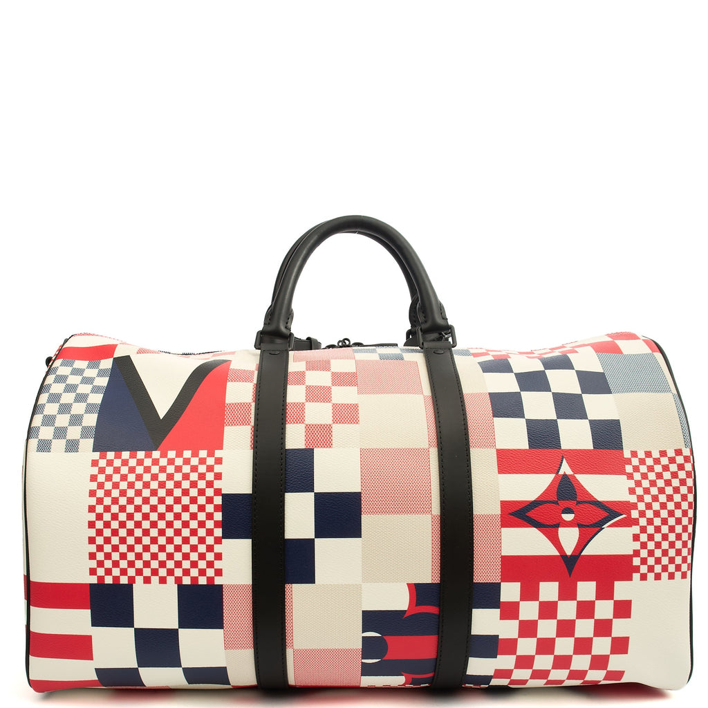 Louis Vuitton Soft Sided Keepall 50 Bandouliere in Multi, Canvas