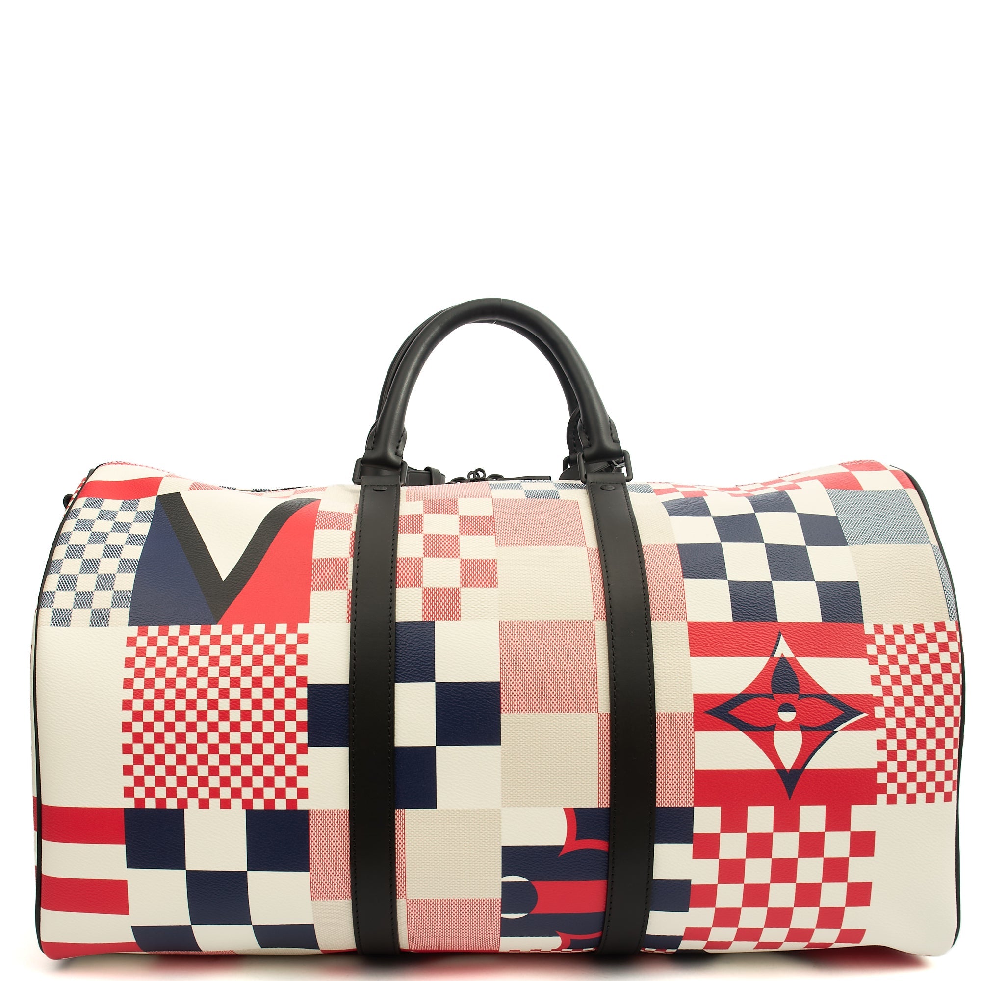 Louis Vuitton Soft Sided Keepall 50 Bandouliere in Multi, Canvas