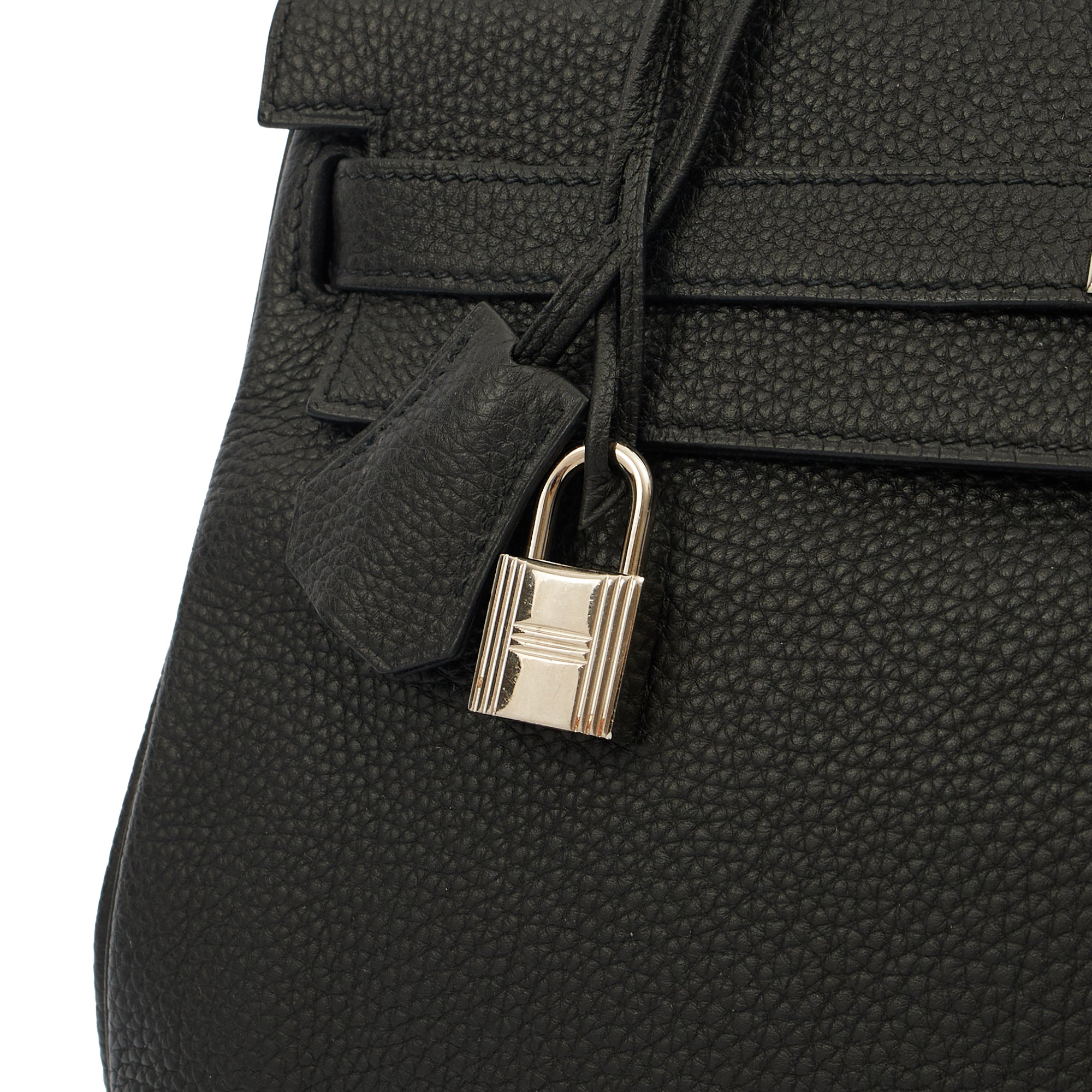 Hermes Cross Body Kelly 35 in Black, Togo Leather