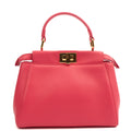 Fendi Top Handle Peekabo - Mini  in Pink, Leather