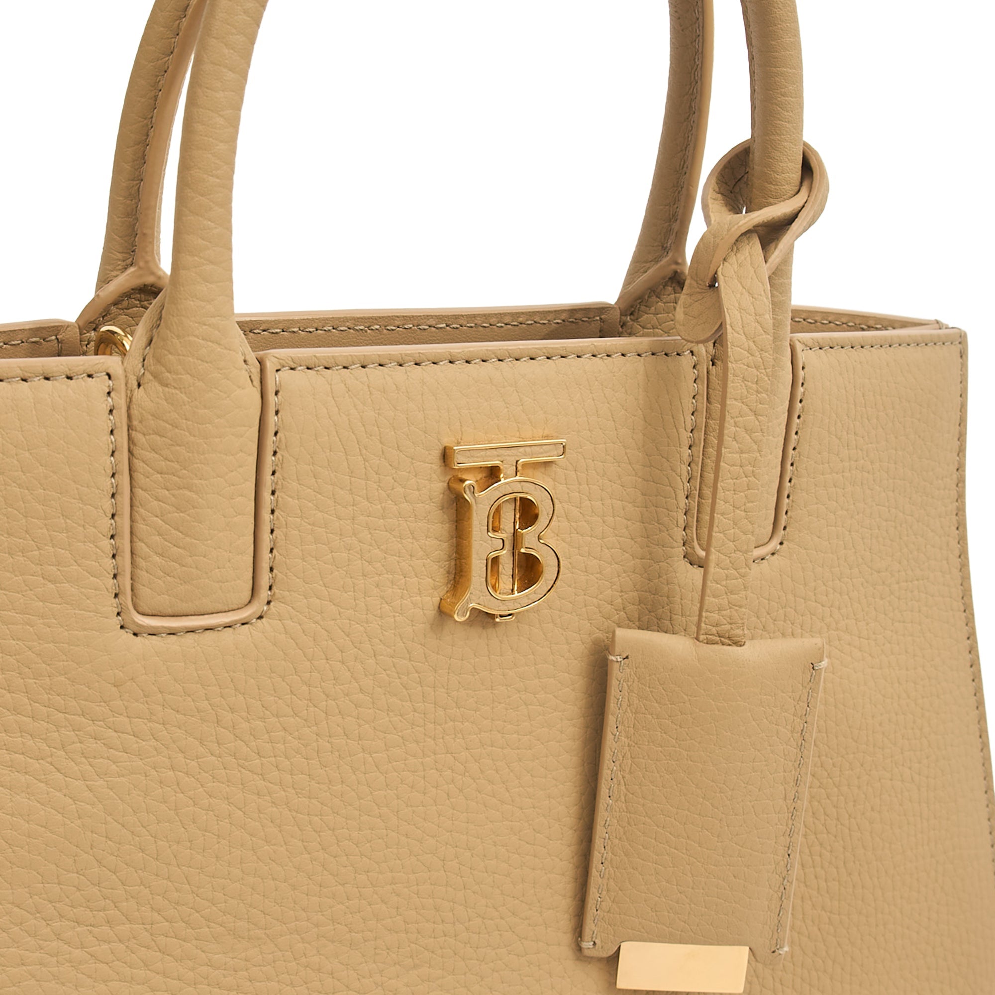 Burberry Tote Frances - Mini in Neutral, Leather