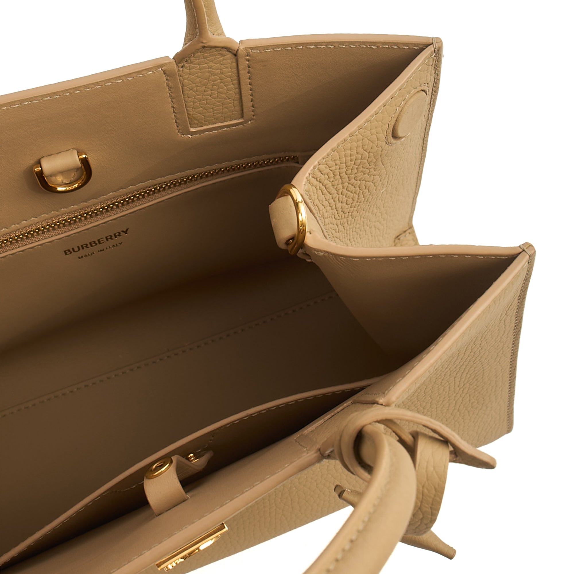 Burberry Tote Frances - Mini in Neutral, Leather
