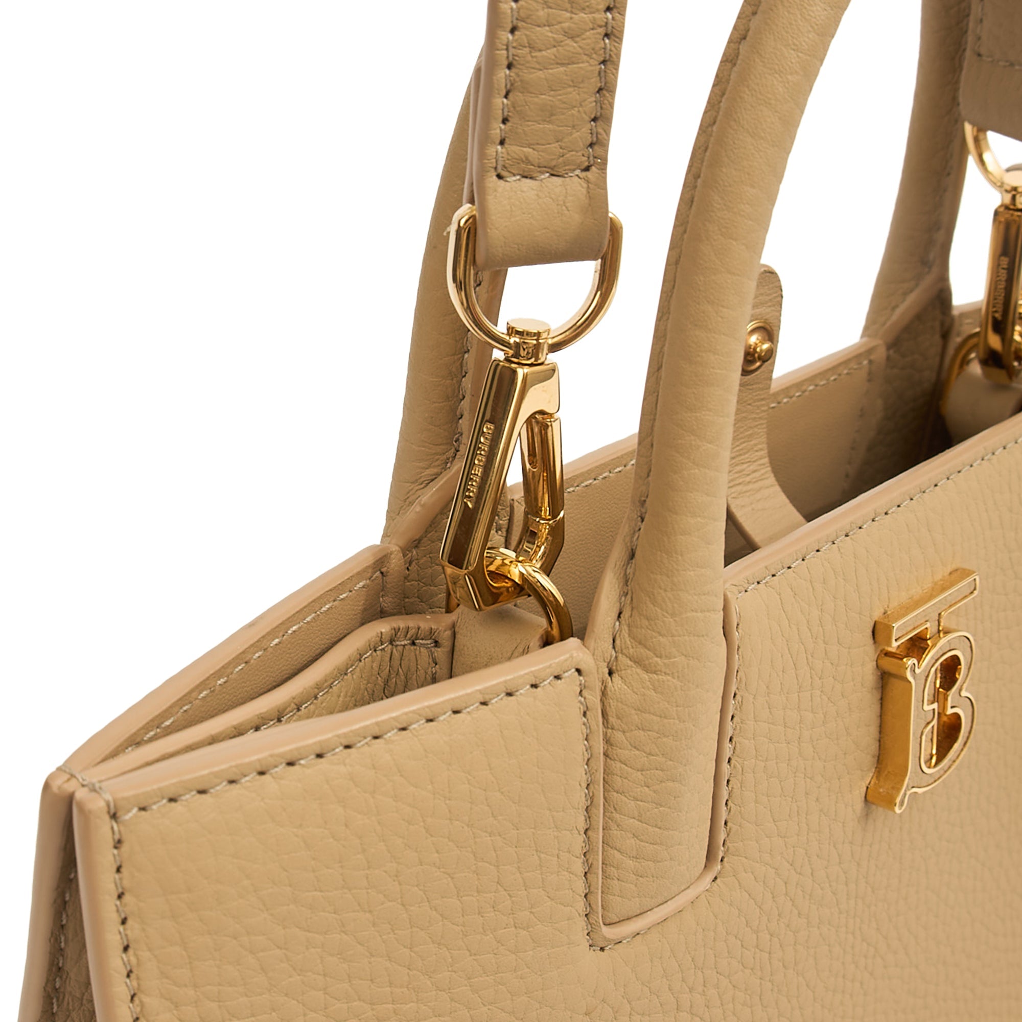 Burberry Tote Frances - Mini in Neutral, Leather