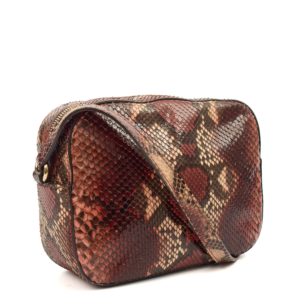 Gucci Shoulder Bag Soho  Disco Bag - Small in Red, Exotic Effect Leather