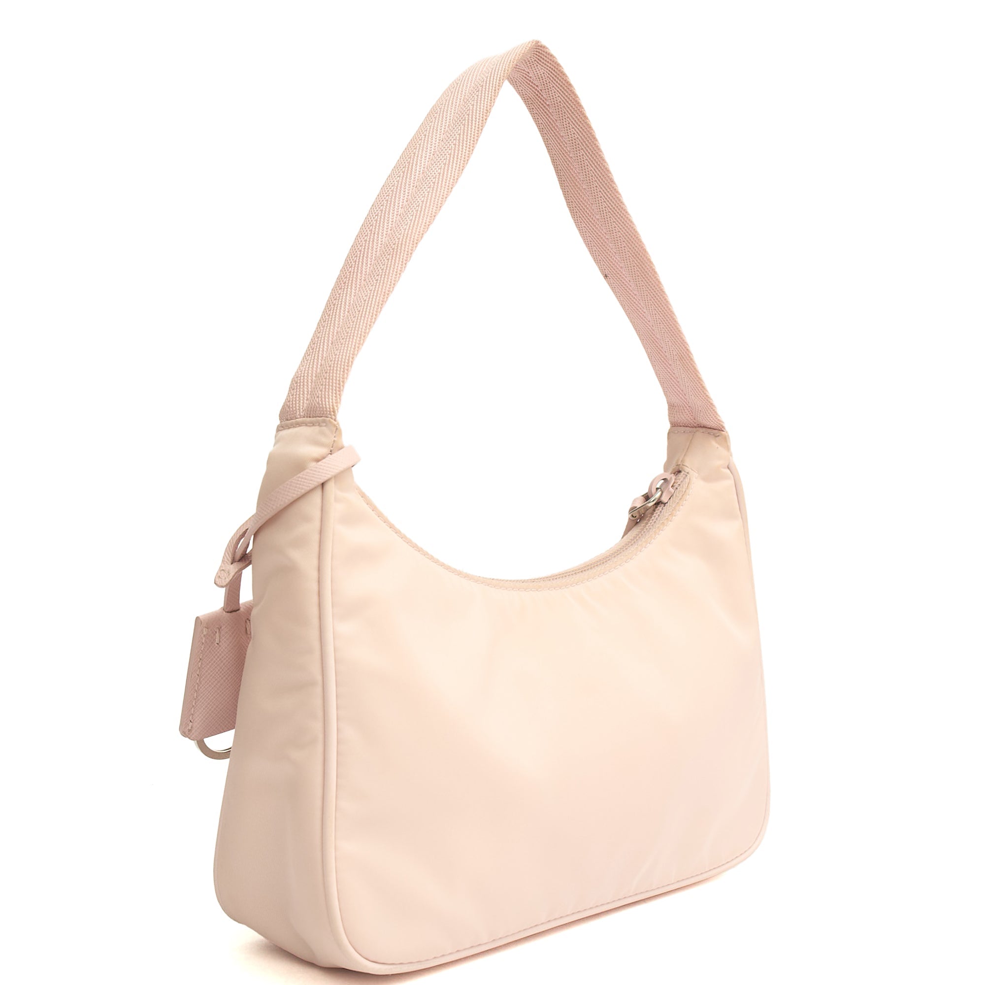 Prada Top Handle Re-edition 2000 Nylon Mini Bag in Pink, Nylon
