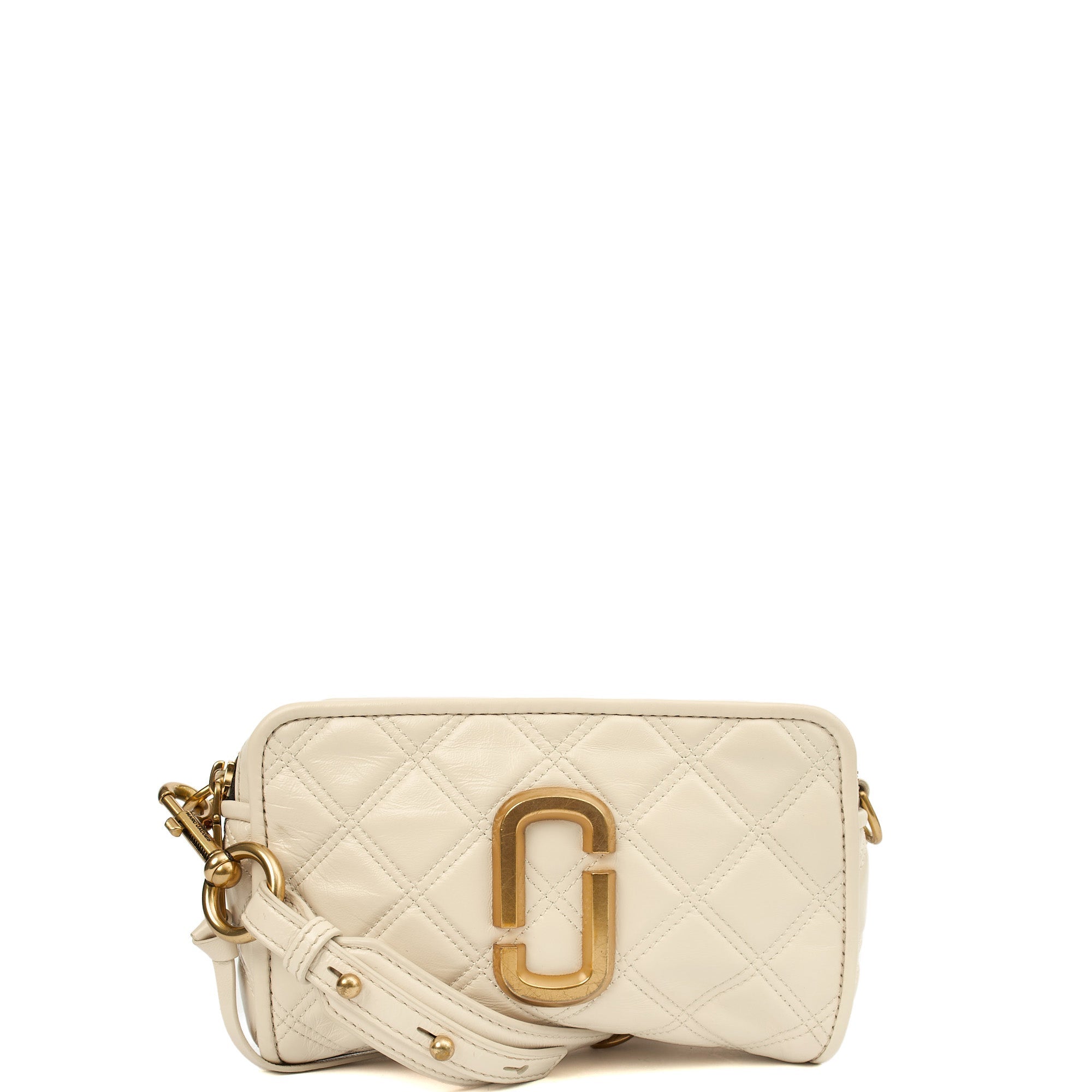 Marc Jacobs Cross Body Snapshot in Neutral, Leather