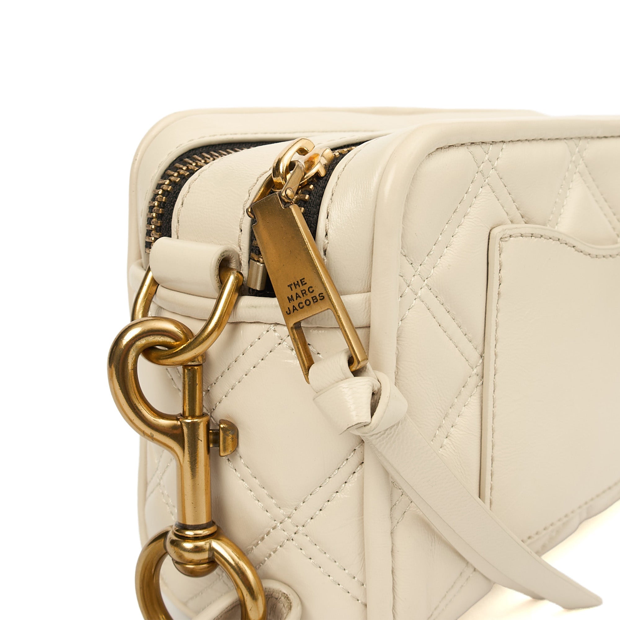 Marc Jacobs Cross Body Snapshot in Neutral, Leather