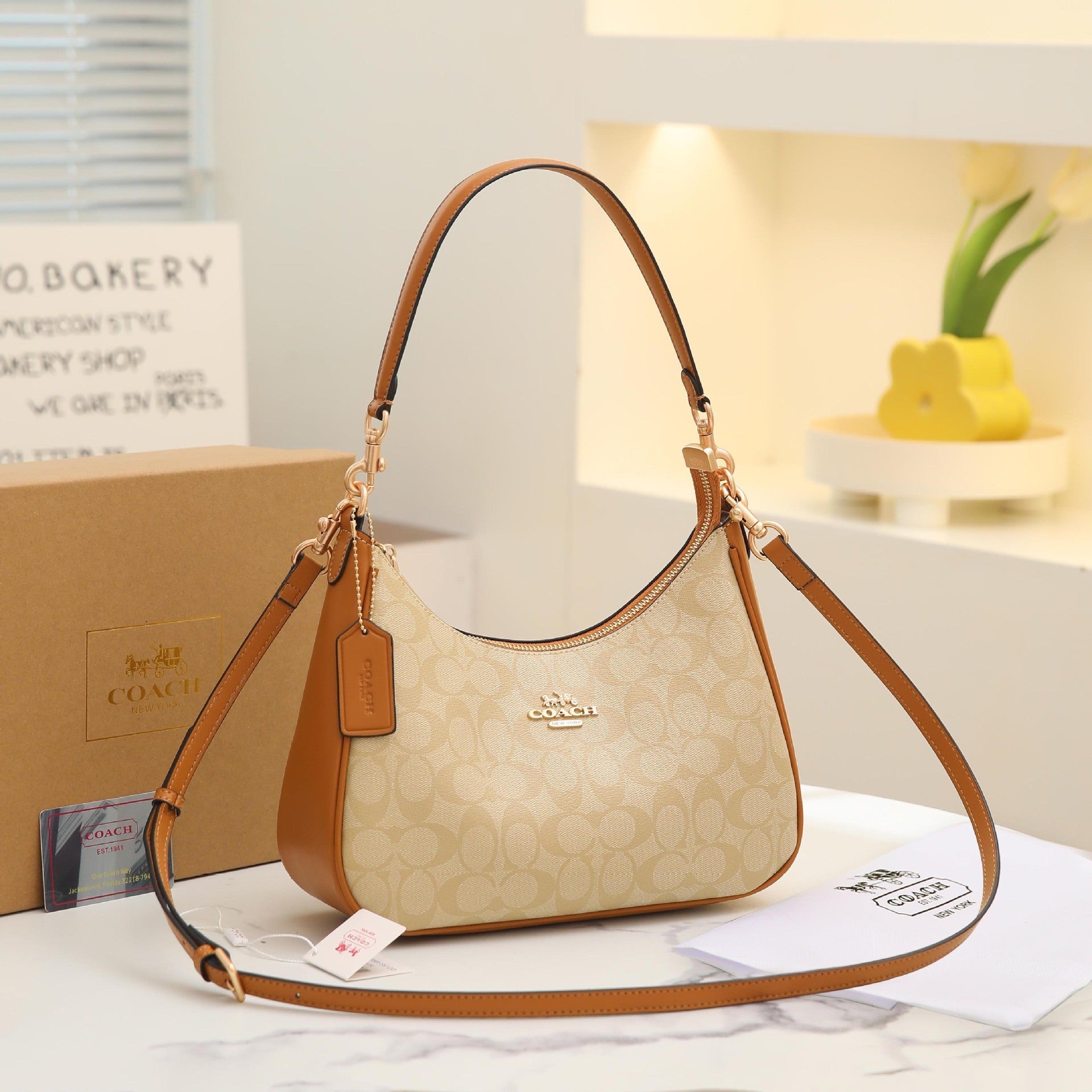 Coach Shoulder Bag for Women With Box 7783