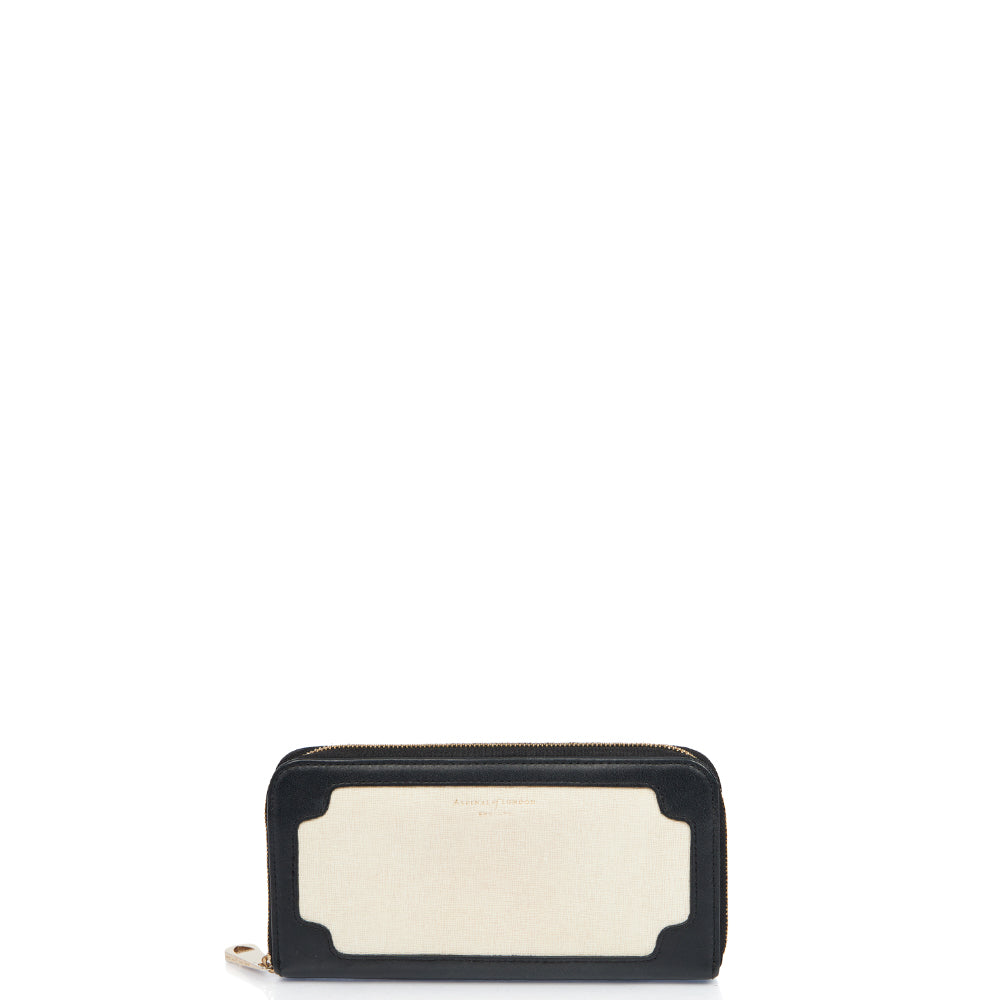 Aspinal of London Continental Purse in Neutral, Leather