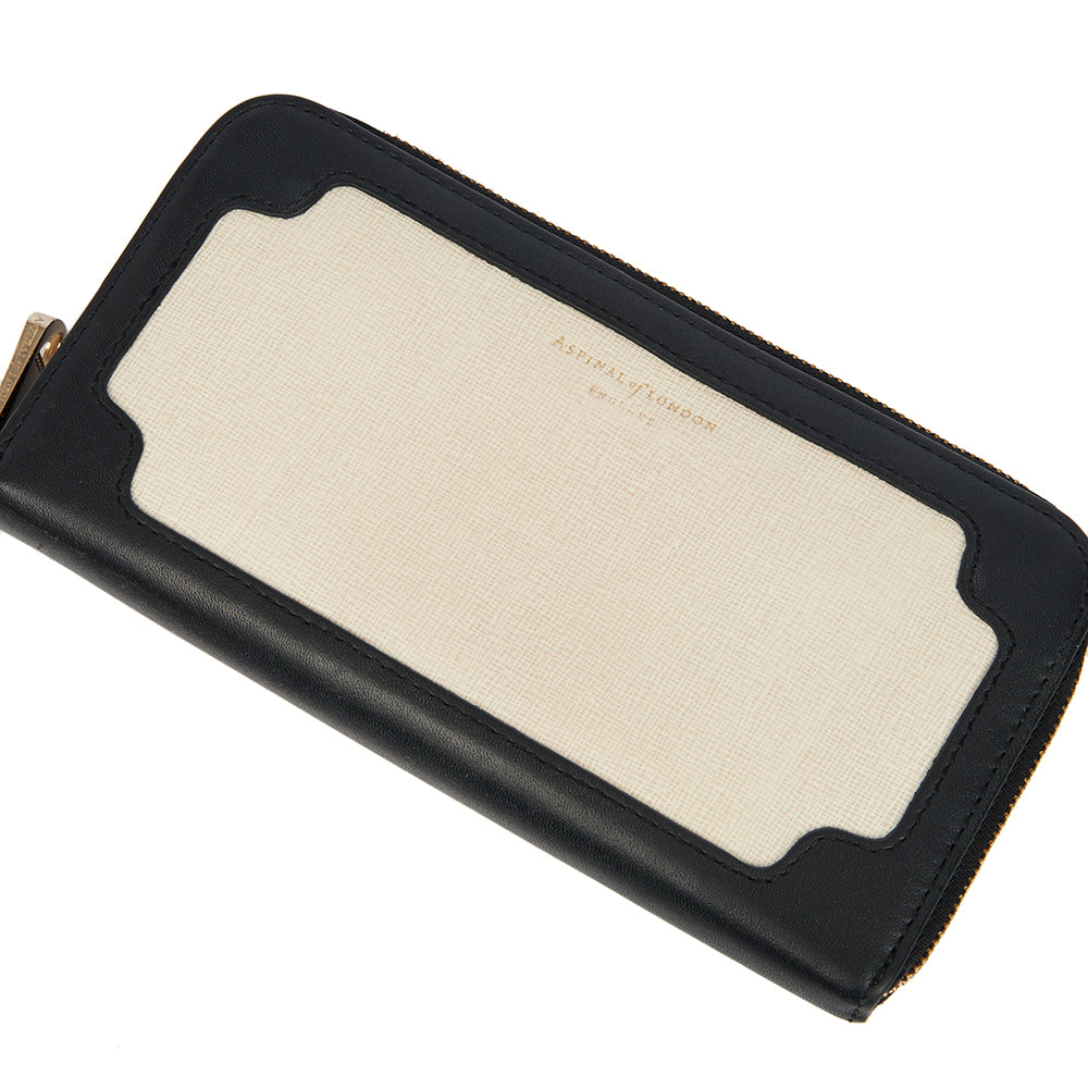 Aspinal of London Continental Purse in Neutral, Leather
