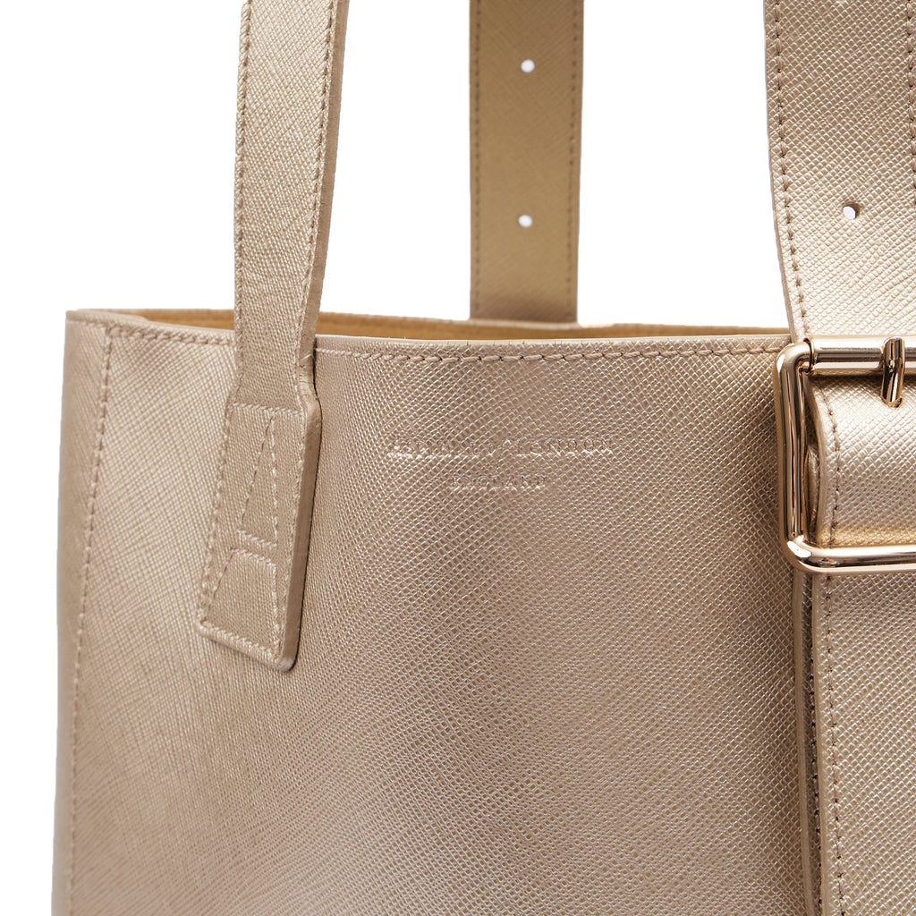 Aspinal of London Tote London Tote - Midi in Metallic, Leather