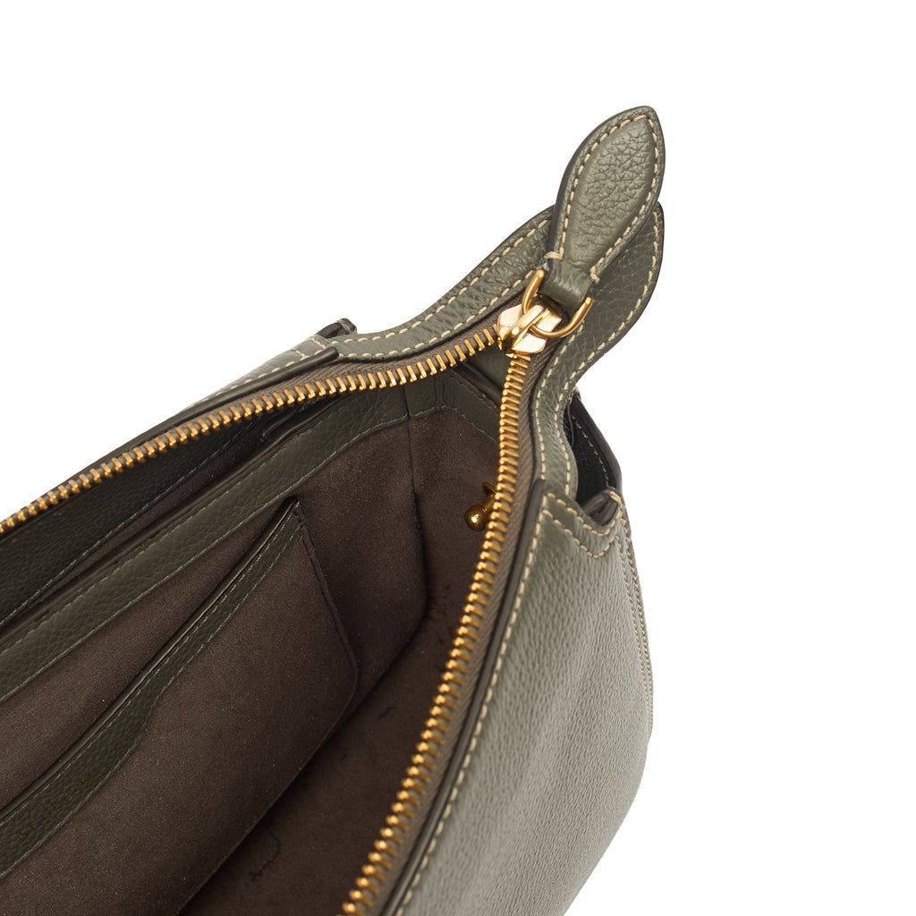Mulberry Cross Body Billie in Grey, Calfskin Leather