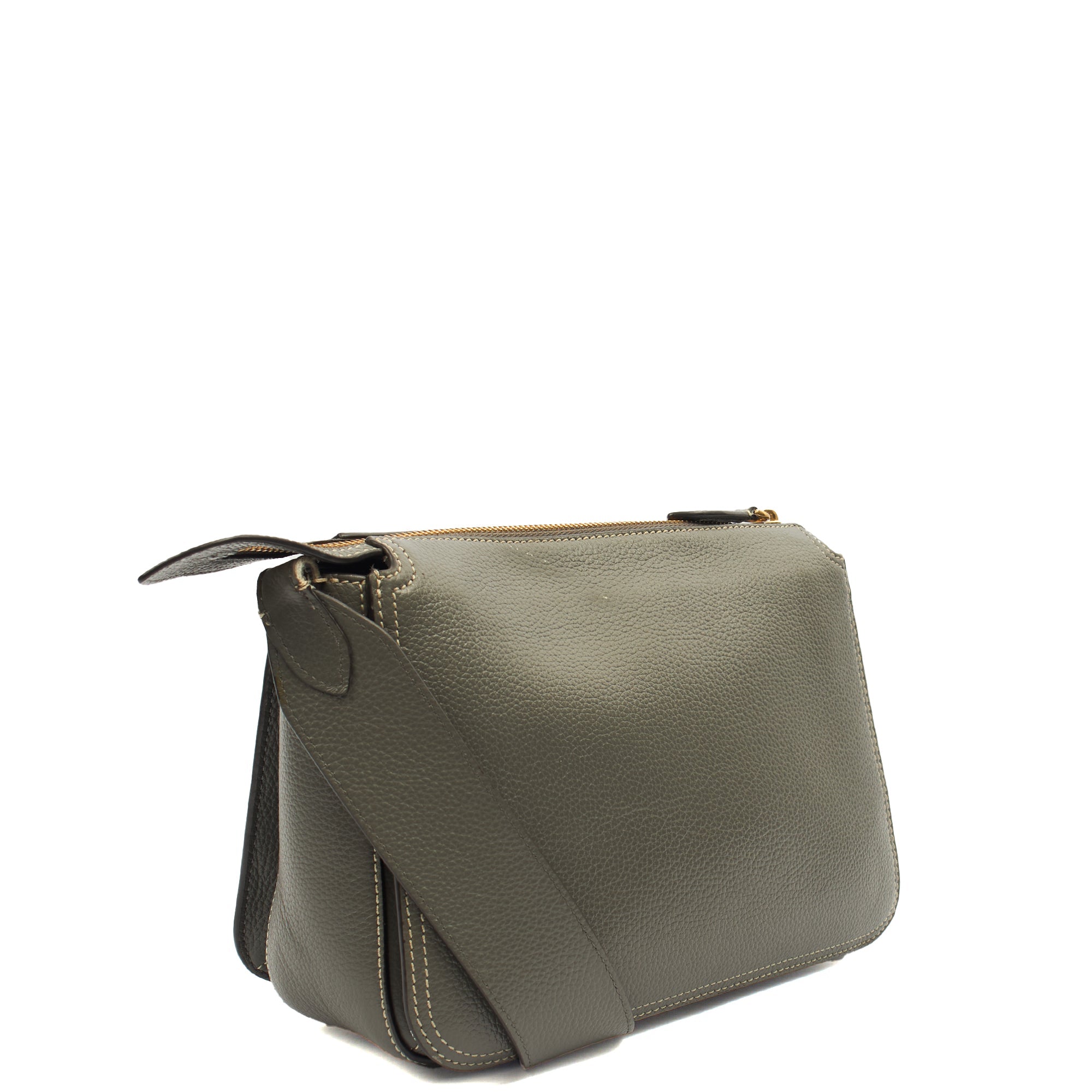 Mulberry Cross Body Billie in Grey, Calfskin Leather