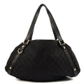 Gucci Abbey Tote in Black, GG Canvas