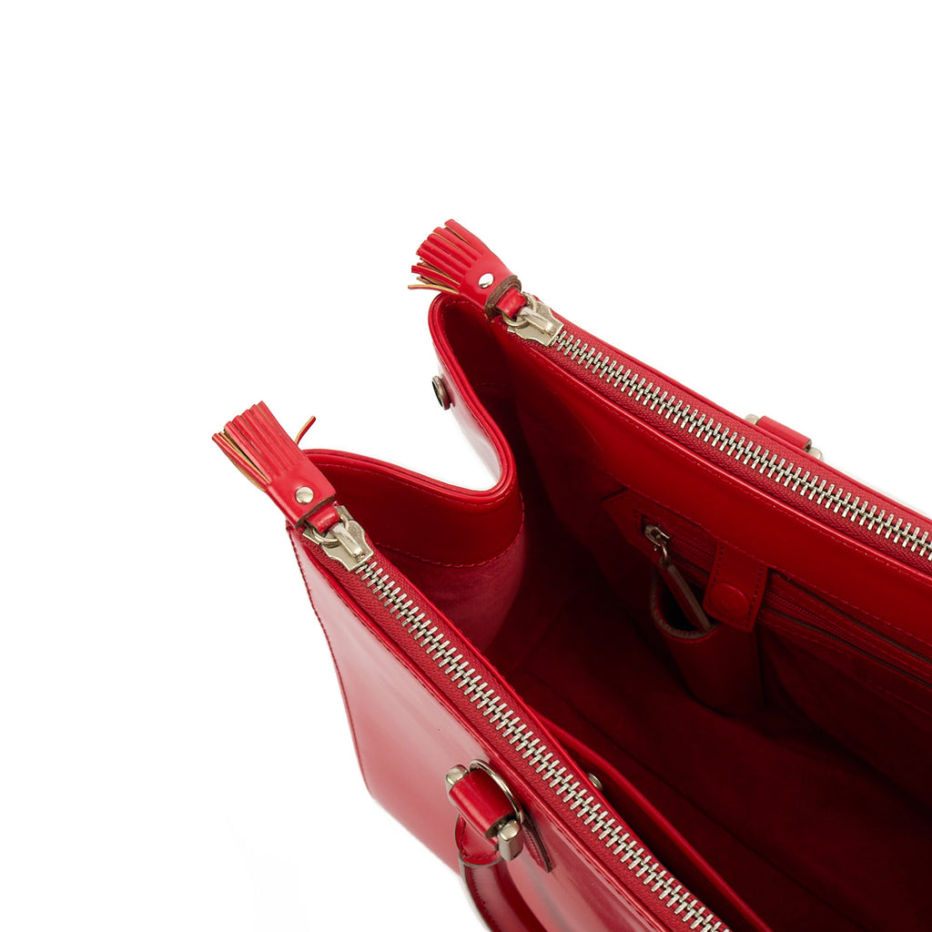 Anya Hindmarch Tote Ebury Tote in Red, Leather