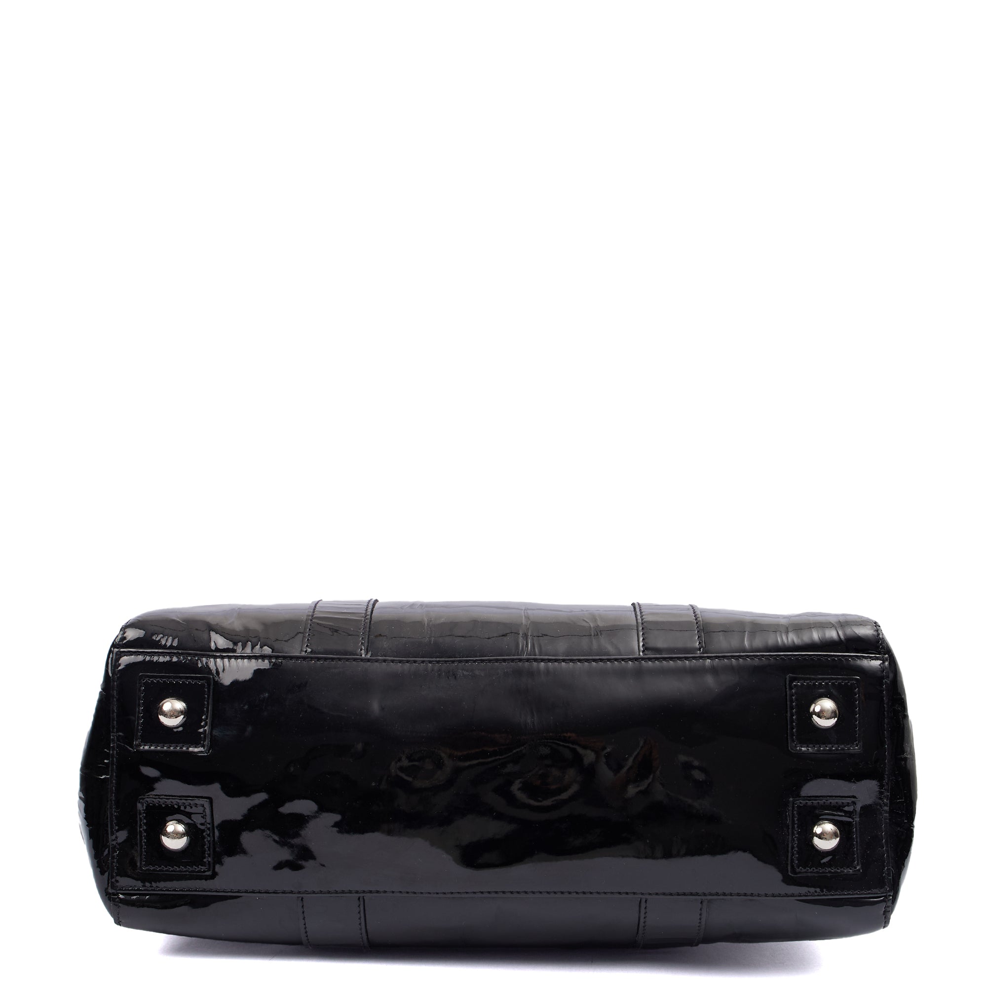 Mulberry Tote Bayswater Heritage in Black, Patent Leather