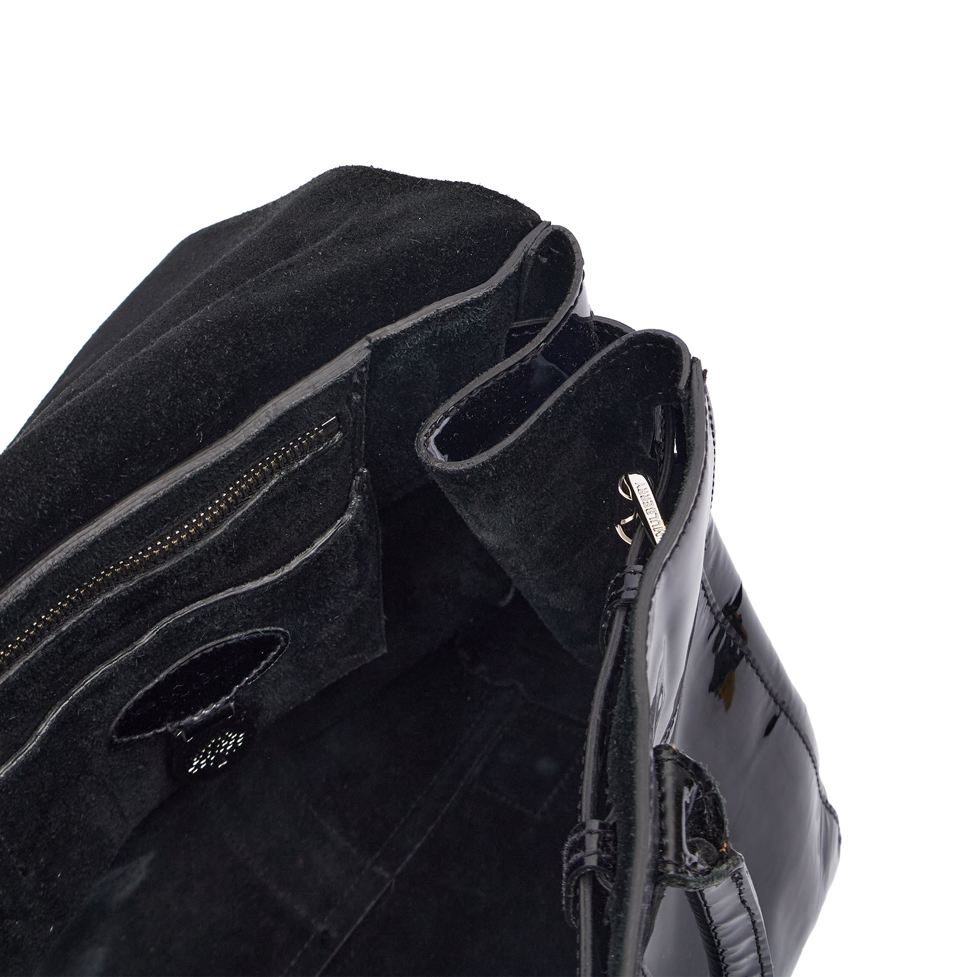 Mulberry Tote Bayswater Heritage in Black, Patent Leather