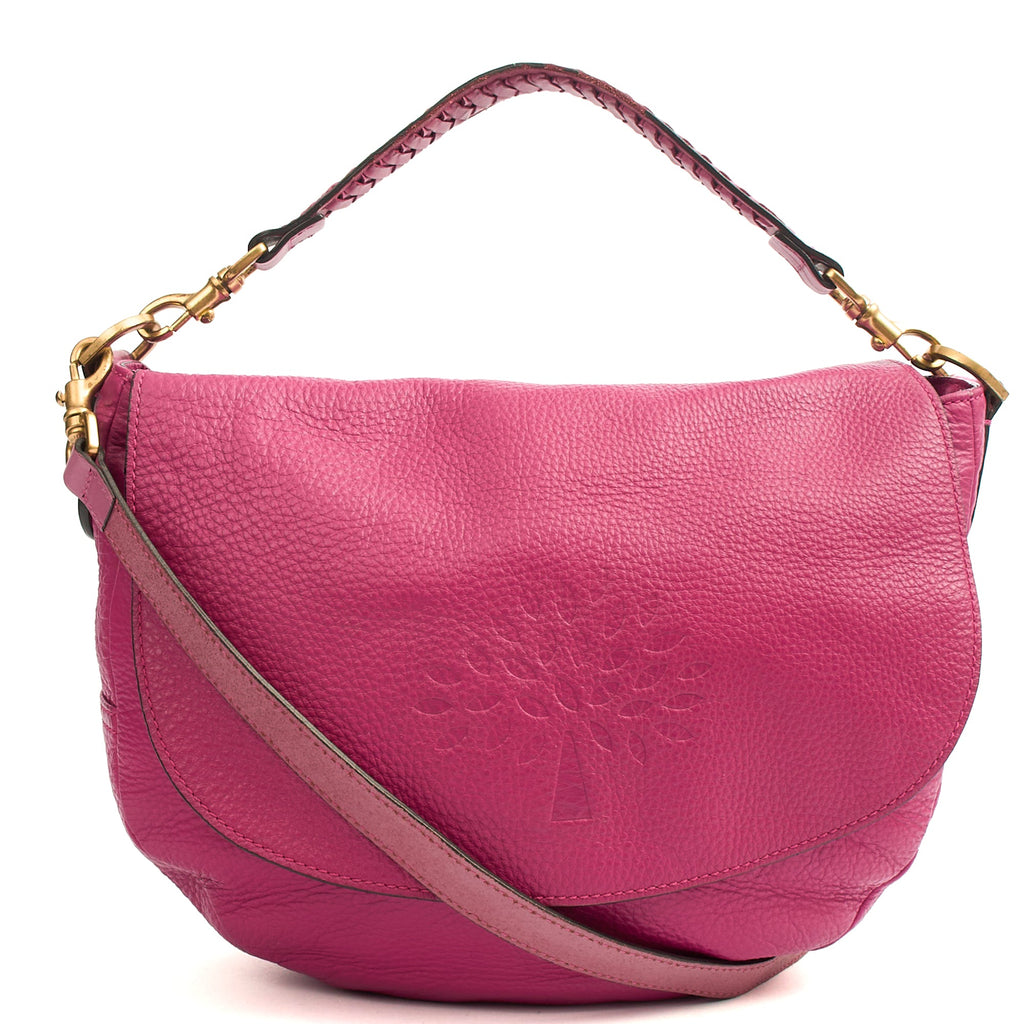 Mulberry Satchel Effie Satchel in Pink, Calfskin Leather