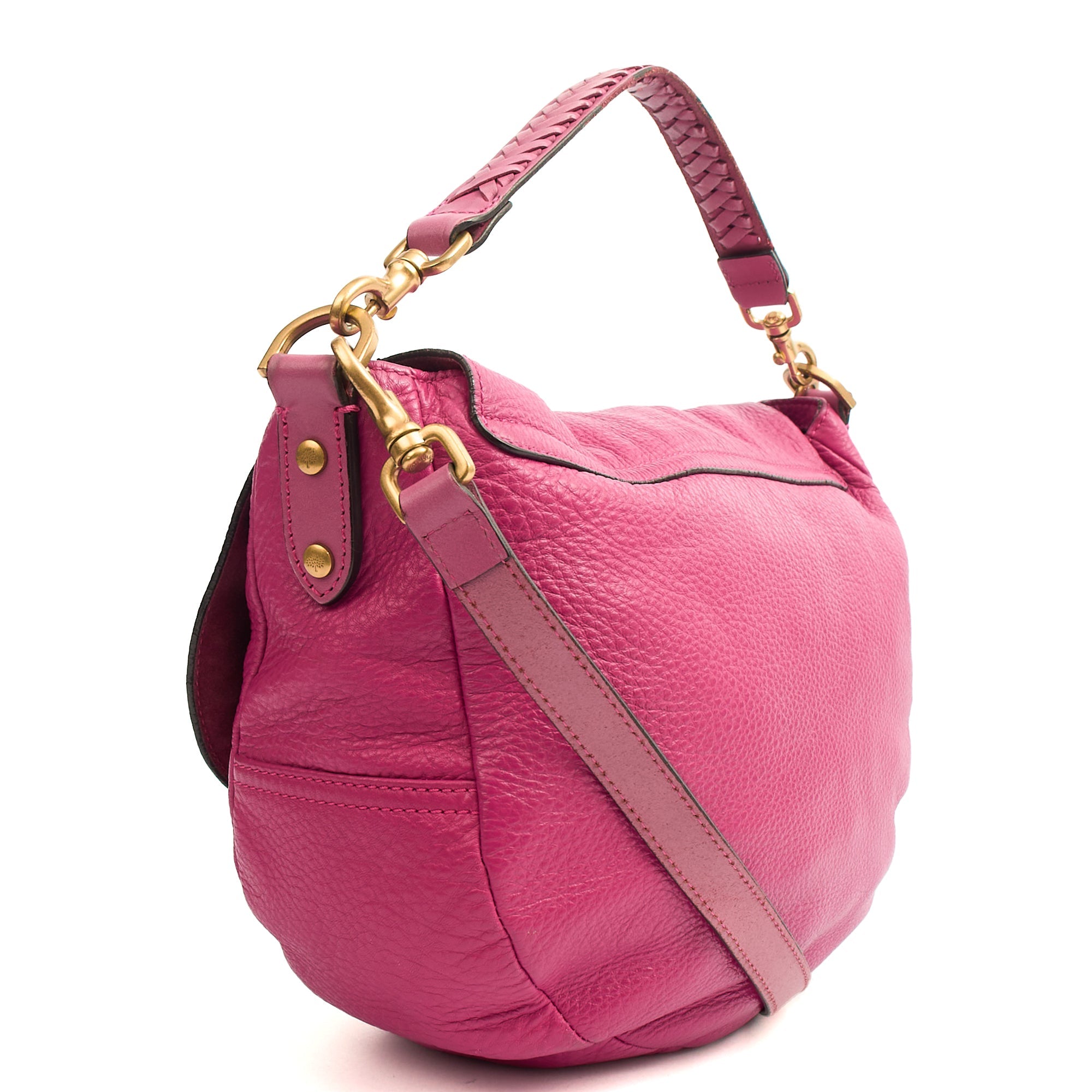 Mulberry Satchel Effie Satchel in Pink, Calfskin Leather