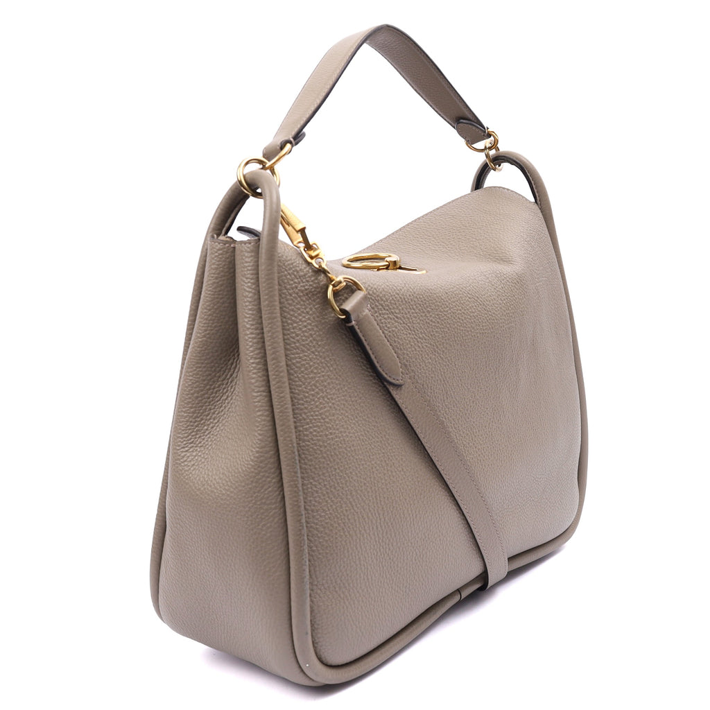 Mulberry Shoulder Bag Leighton in Grey, Leather