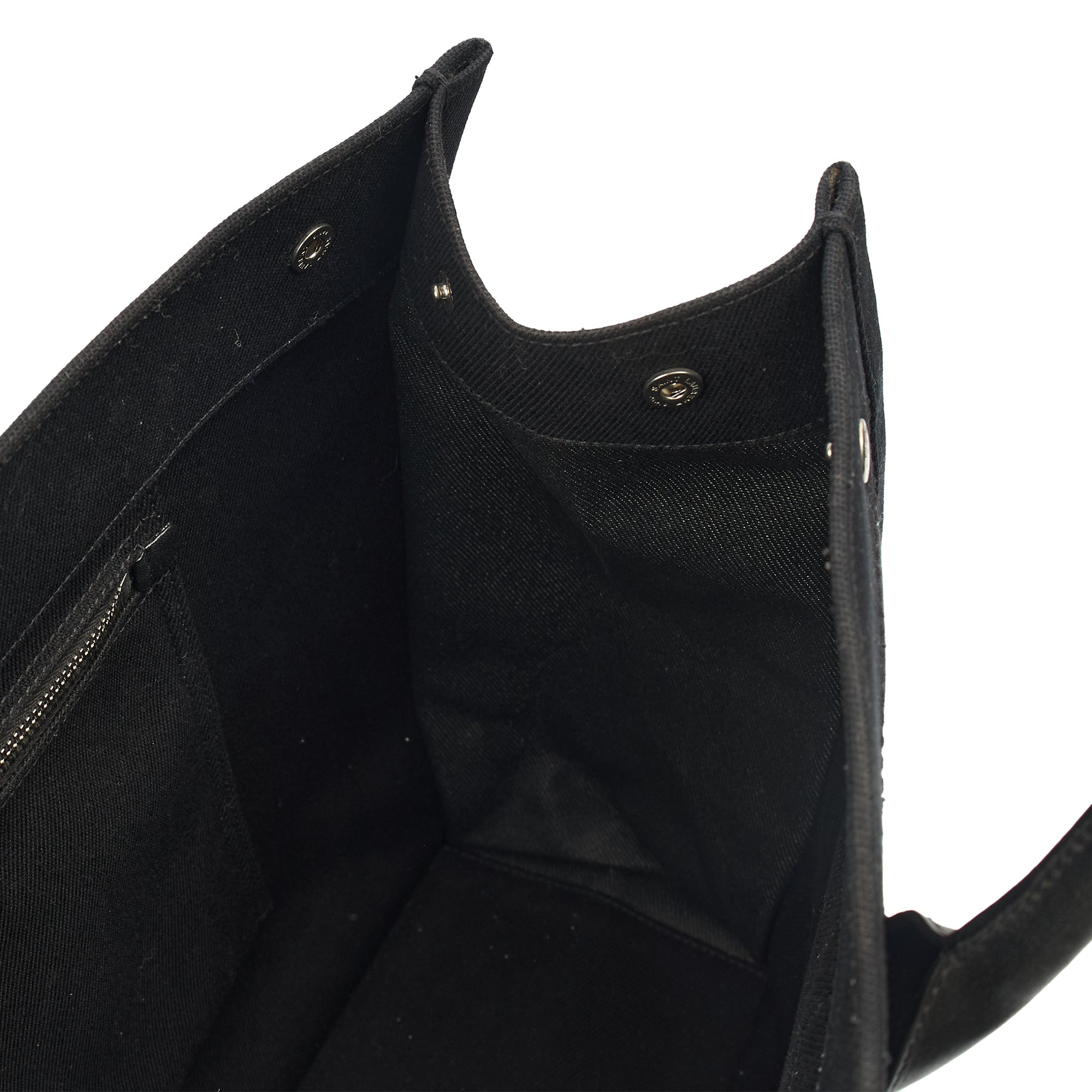Saint Laurent Tote Rive Gauche Tote in Black, Fabric