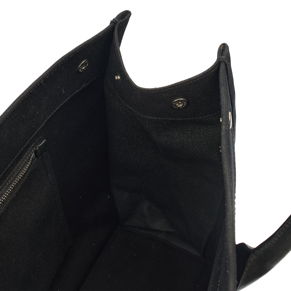 Saint Laurent Tote Rive Gauche Tote in Black, Fabric