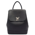 Louis Vuitton Backpack Lockme Backpack in Black, Calfskin Leather