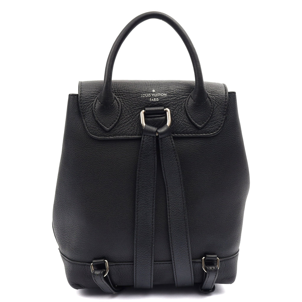 Louis Vuitton Backpack Lockme Backpack in Black, Calfskin Leather