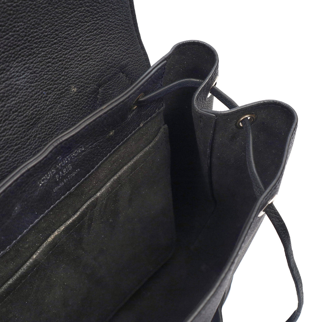 Louis Vuitton Backpack Lockme Backpack in Black, Calfskin Leather