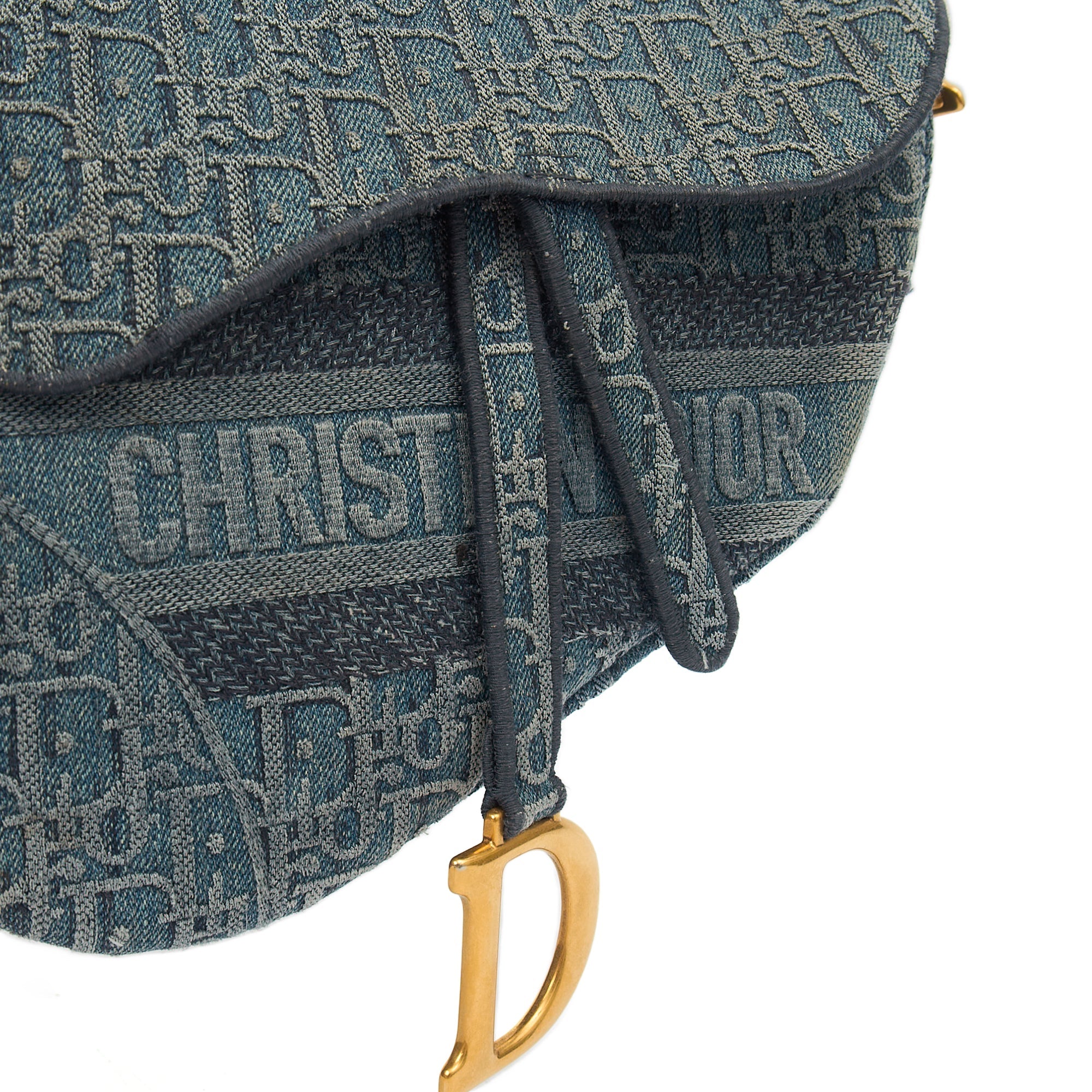 Christian Dior Shoulder Bag Saddle Bag in Blue, invalid