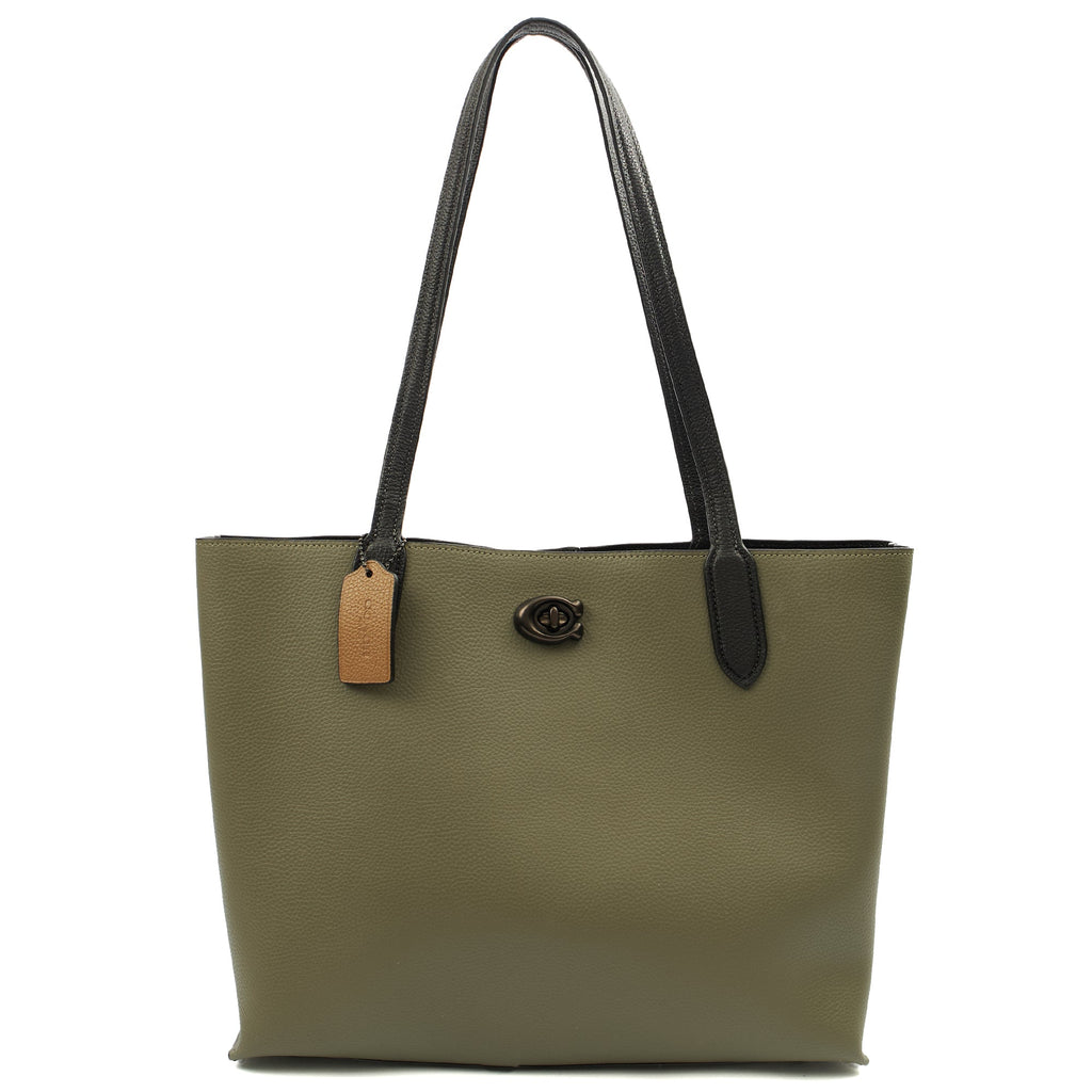 Coach Tote Willow Tote in Green, Leather