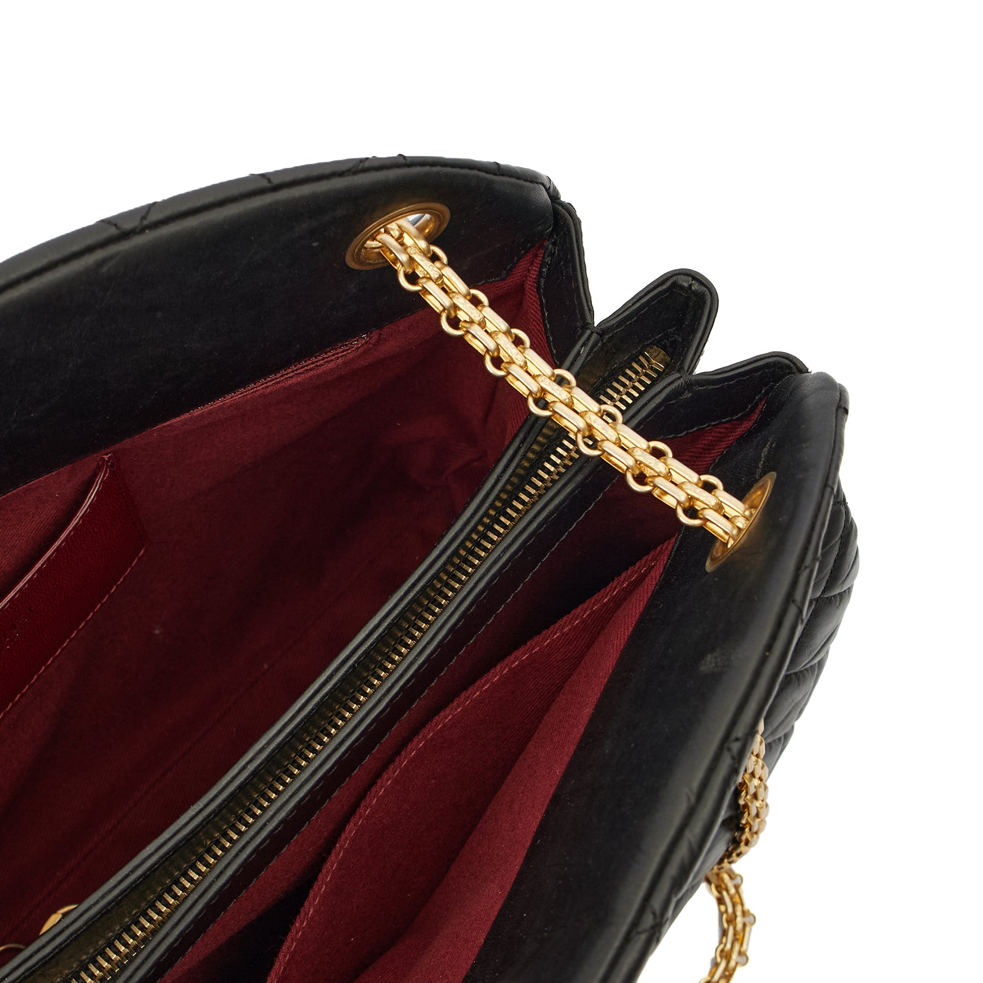 Chanel Tote Mademoiselle Bowling Bag - Large in Black, Calfskin Leather